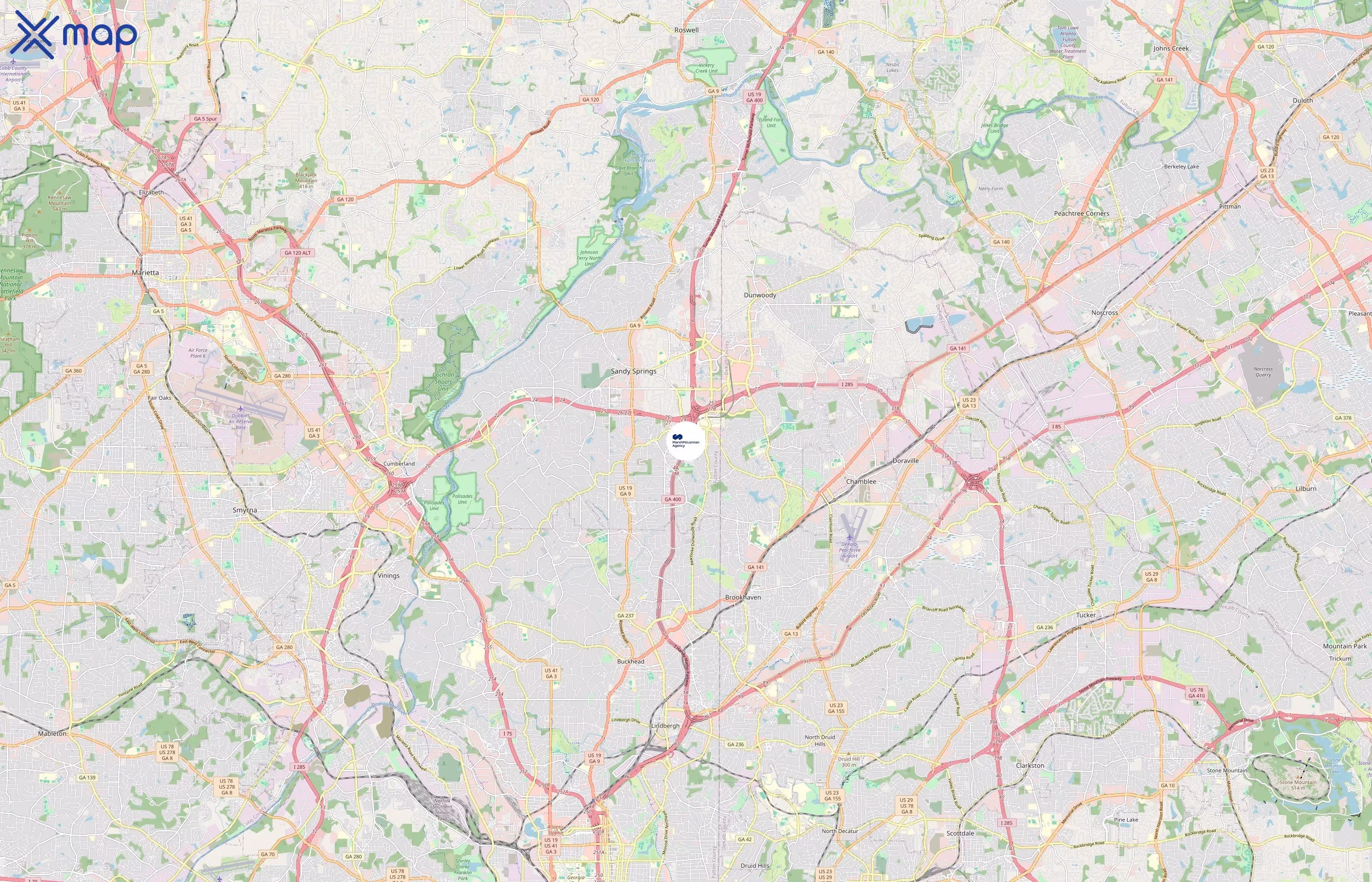 Marsh McLennan Agency area coverage