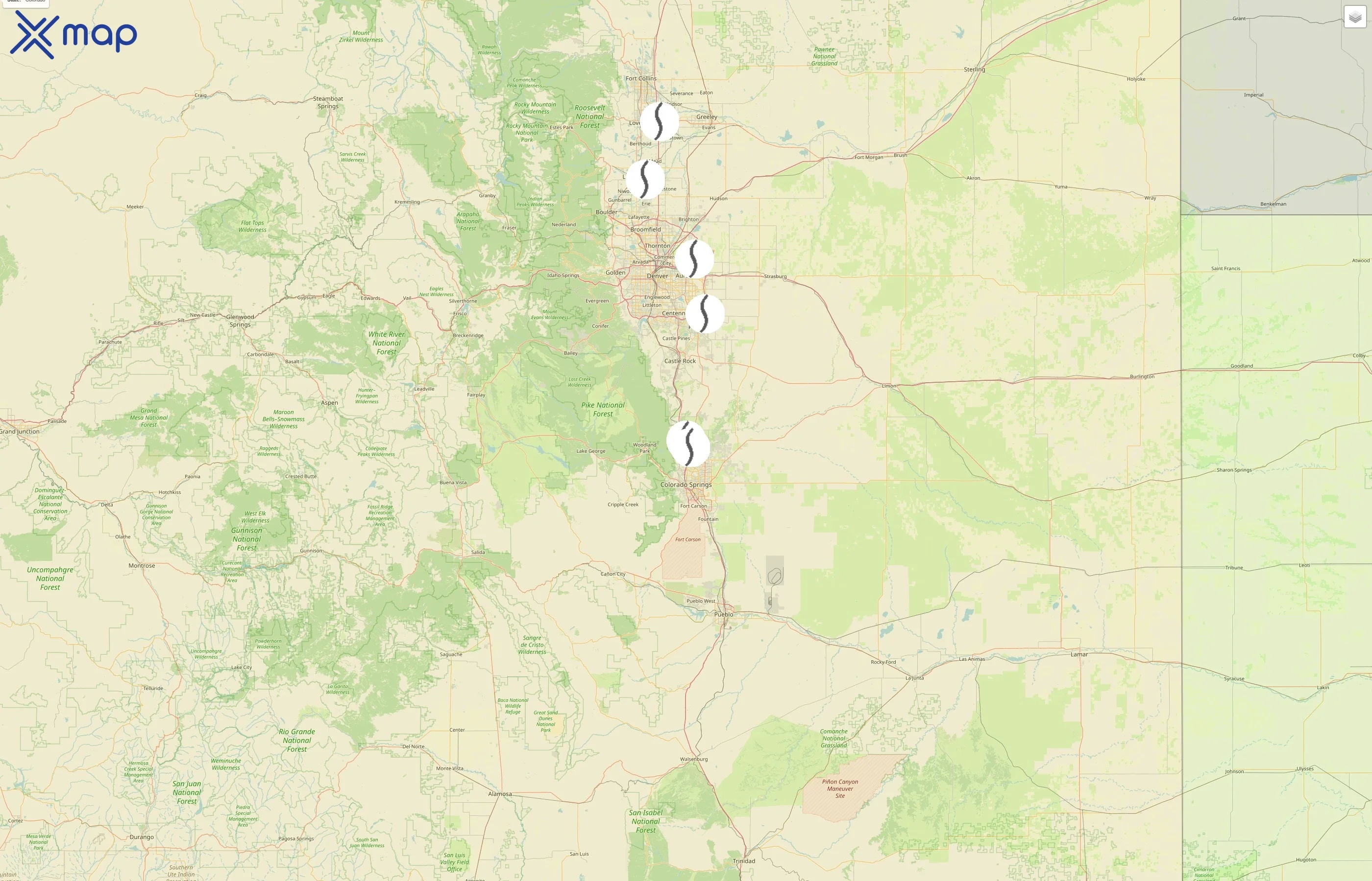 Springs Apartments street hotspots