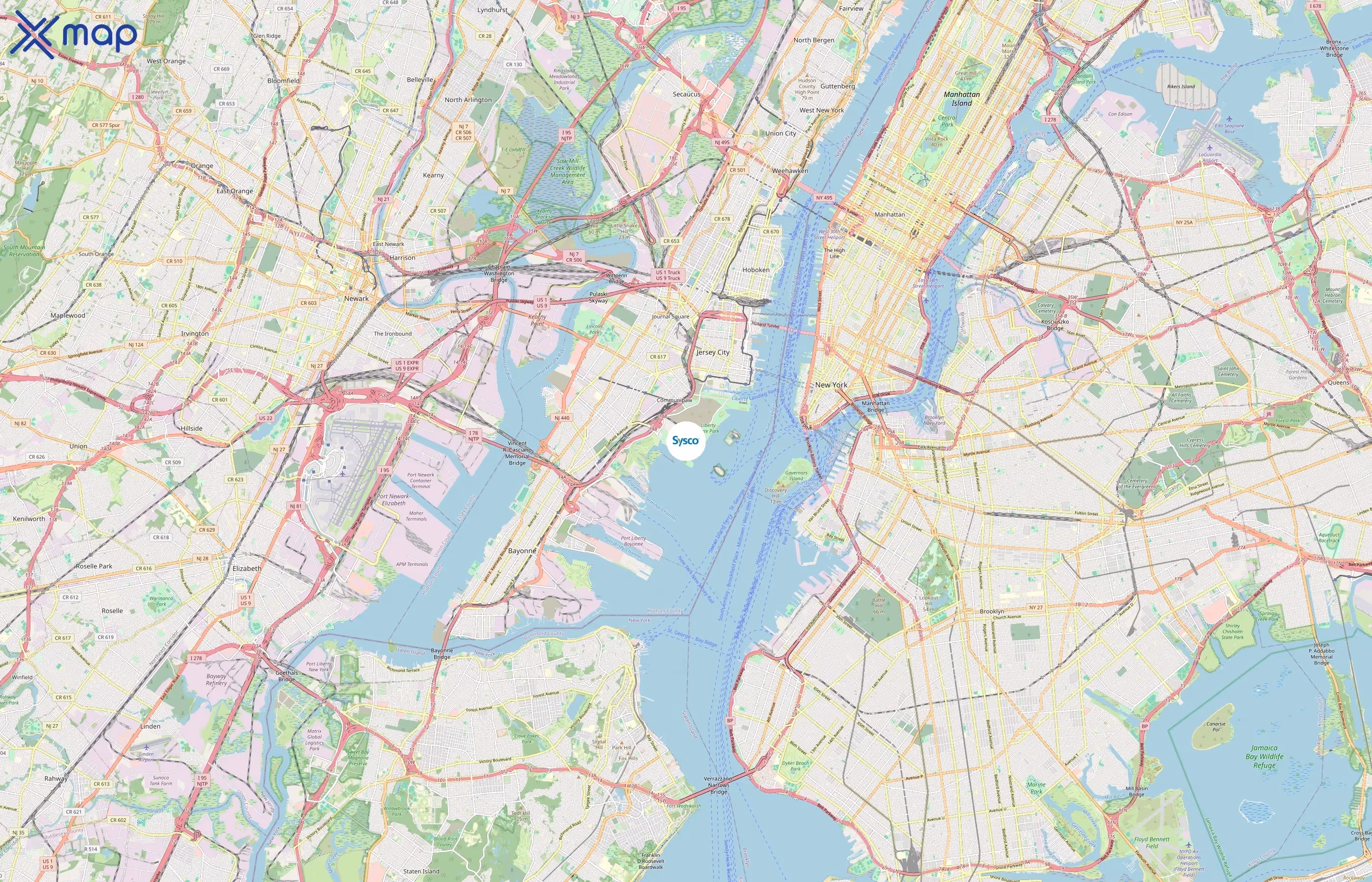 Sysco area coverage