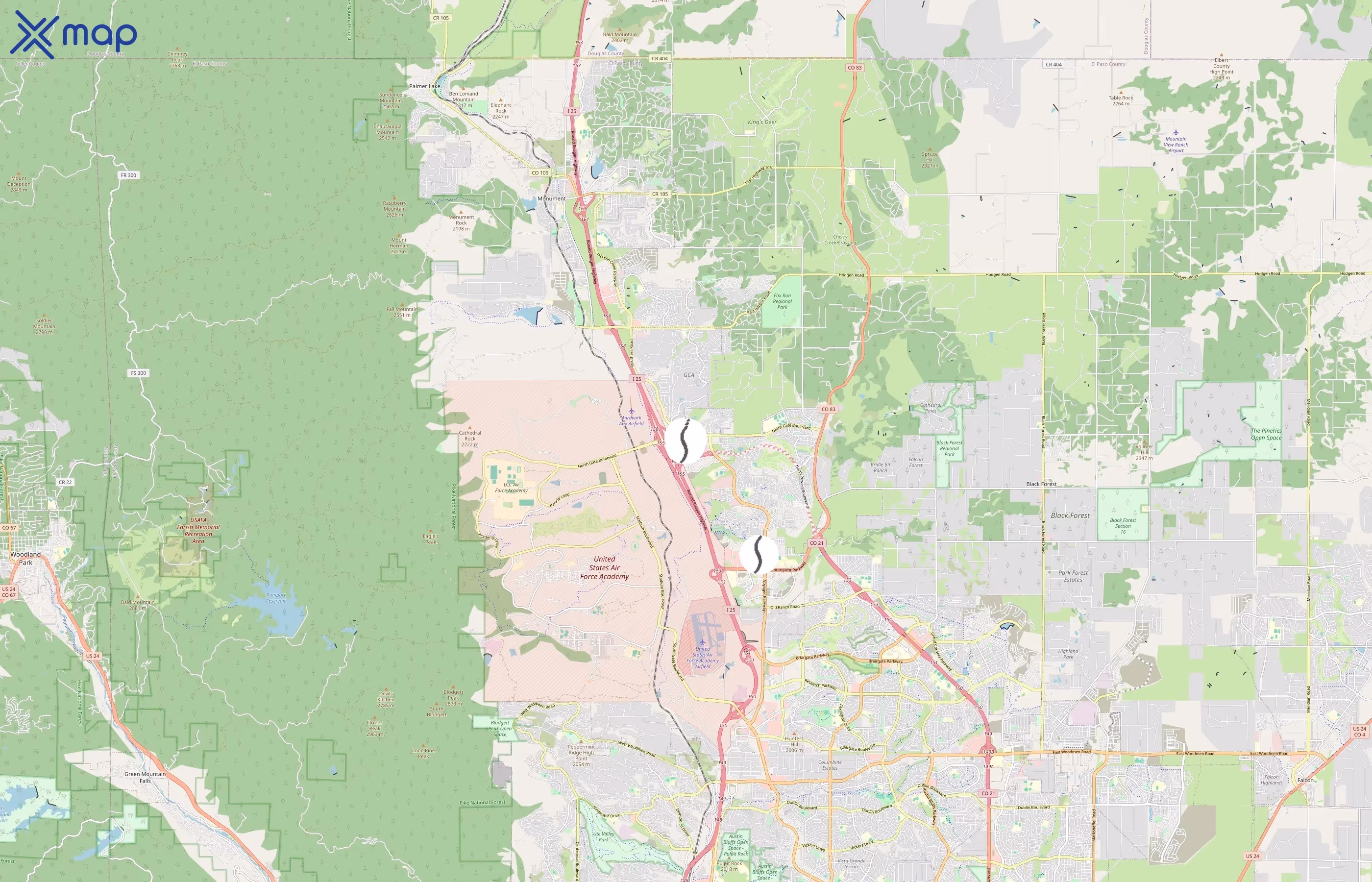 Springs Apartments area coverage