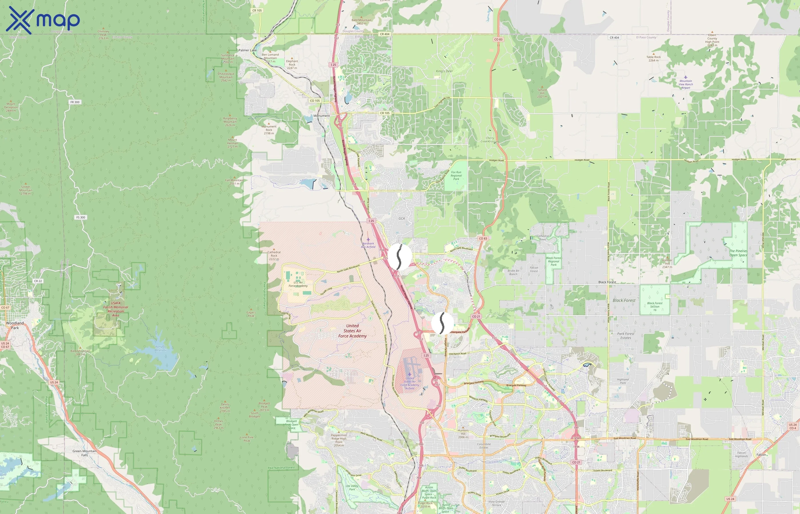 Springs Apartments area coverage