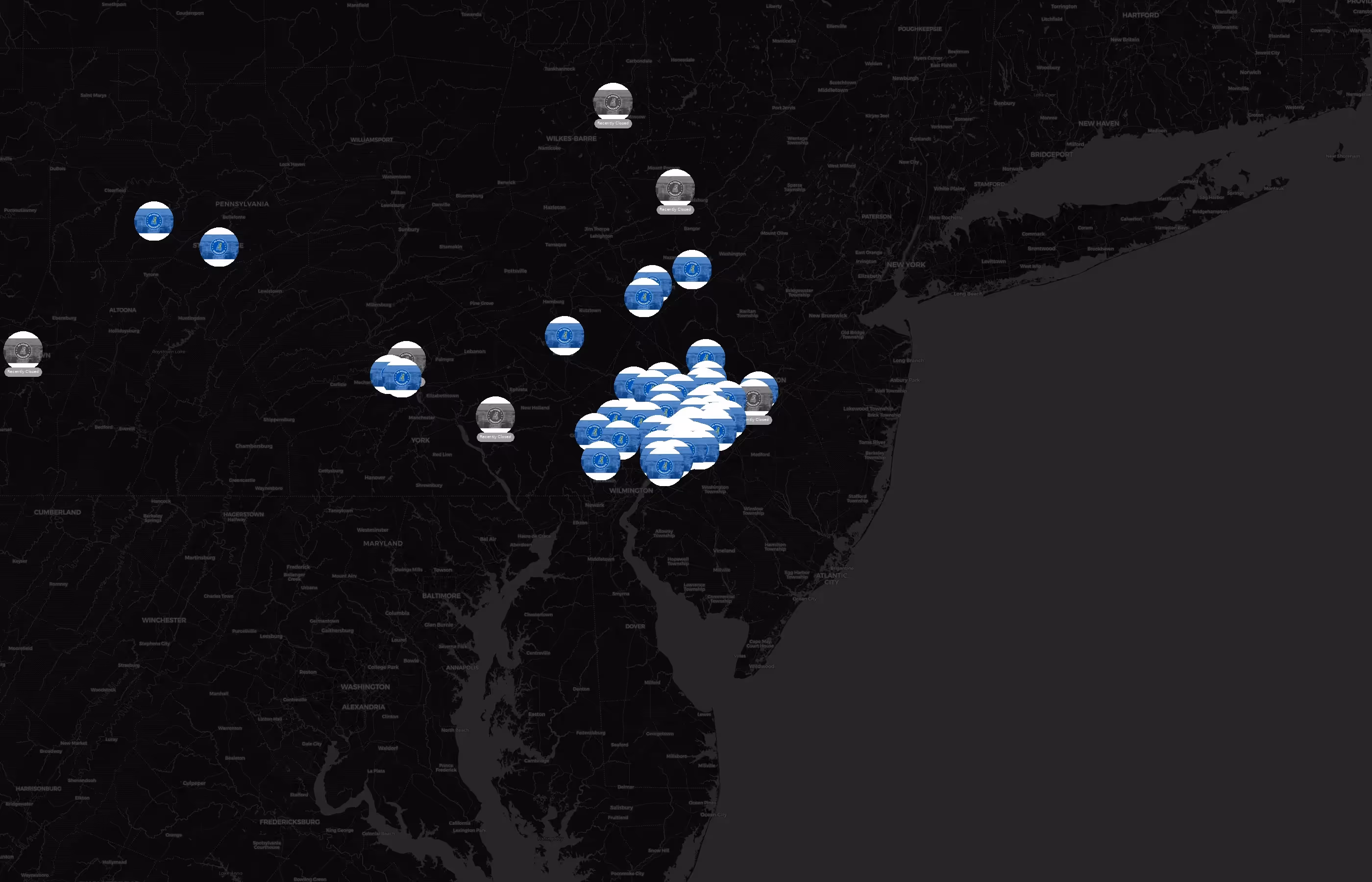 Pennsylvania House of Representatives city distribution