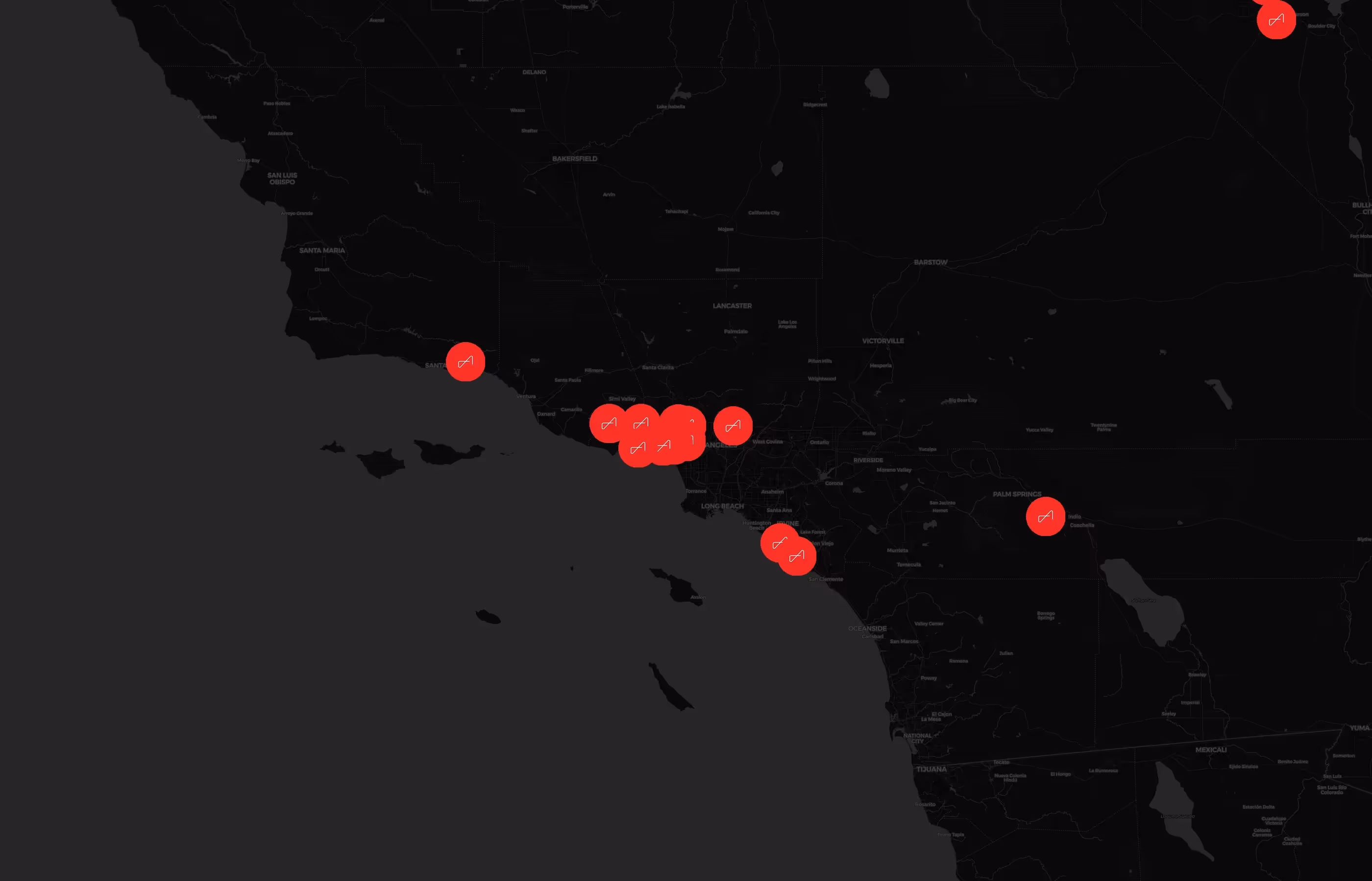 The Agency city distribution
