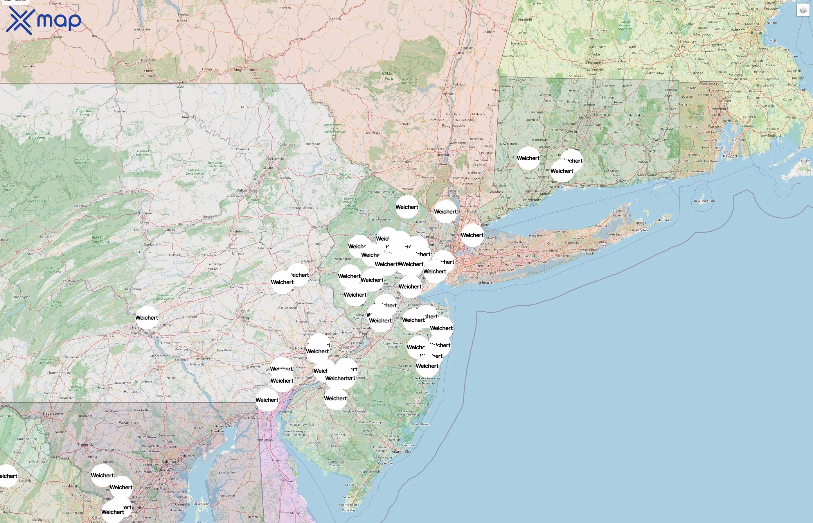 Weichert Realtors street hotspots