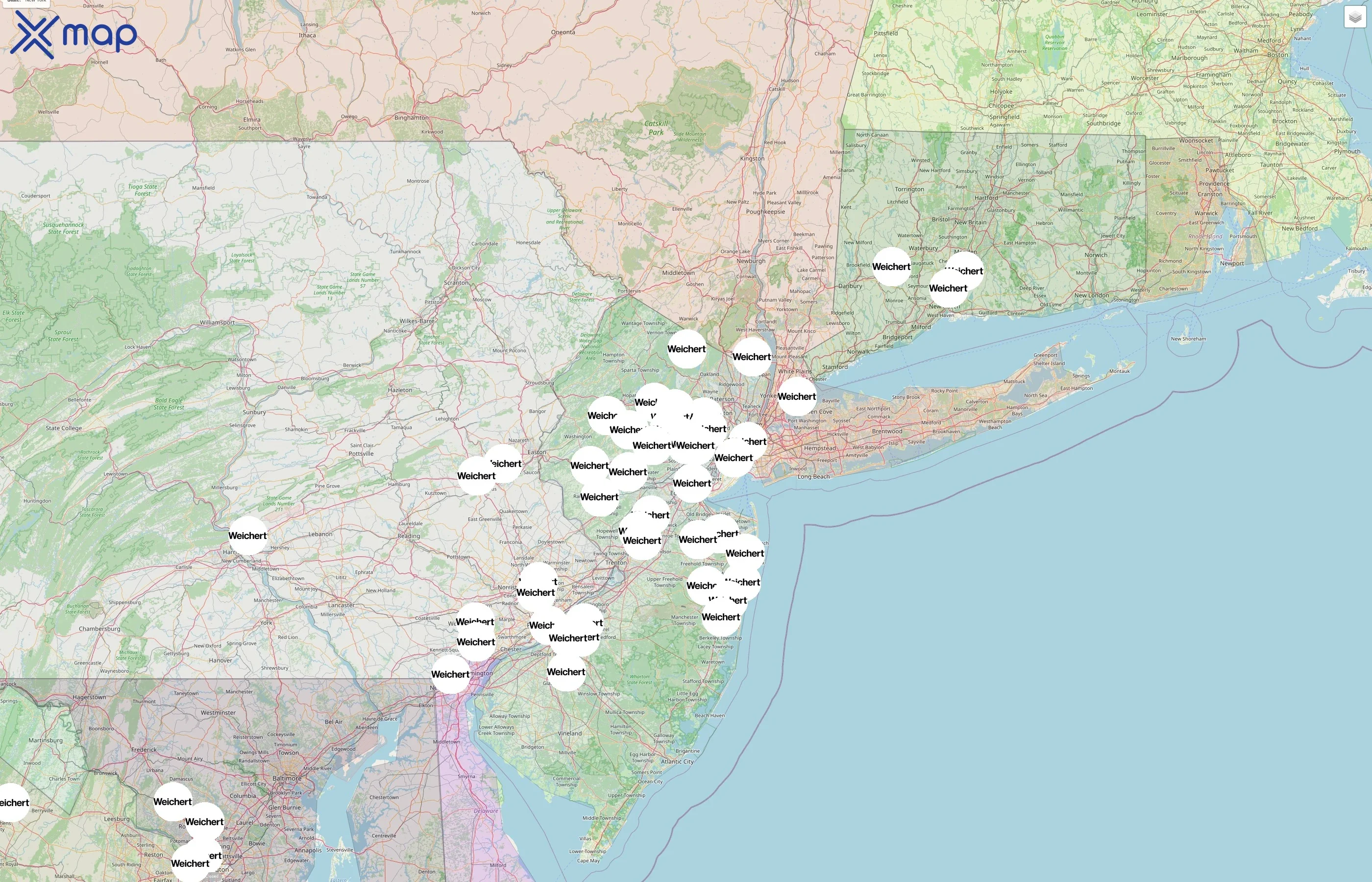 Weichert Realtors street hotspots