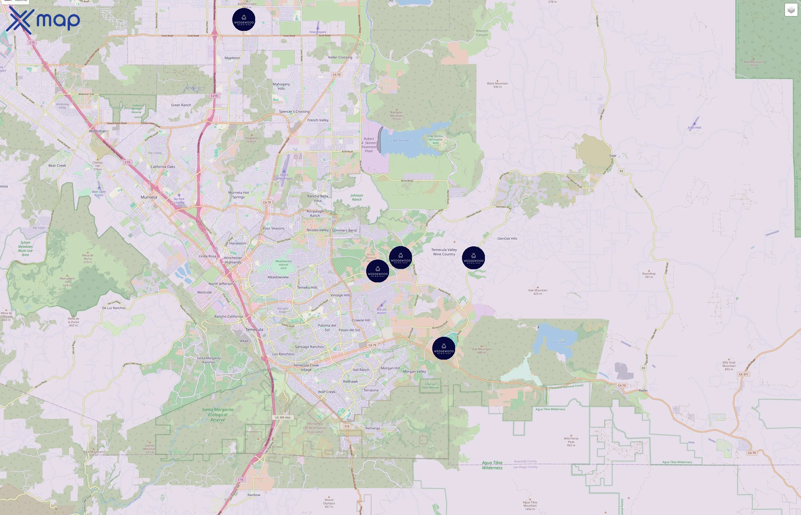 Wedgewood Weddings traffic data