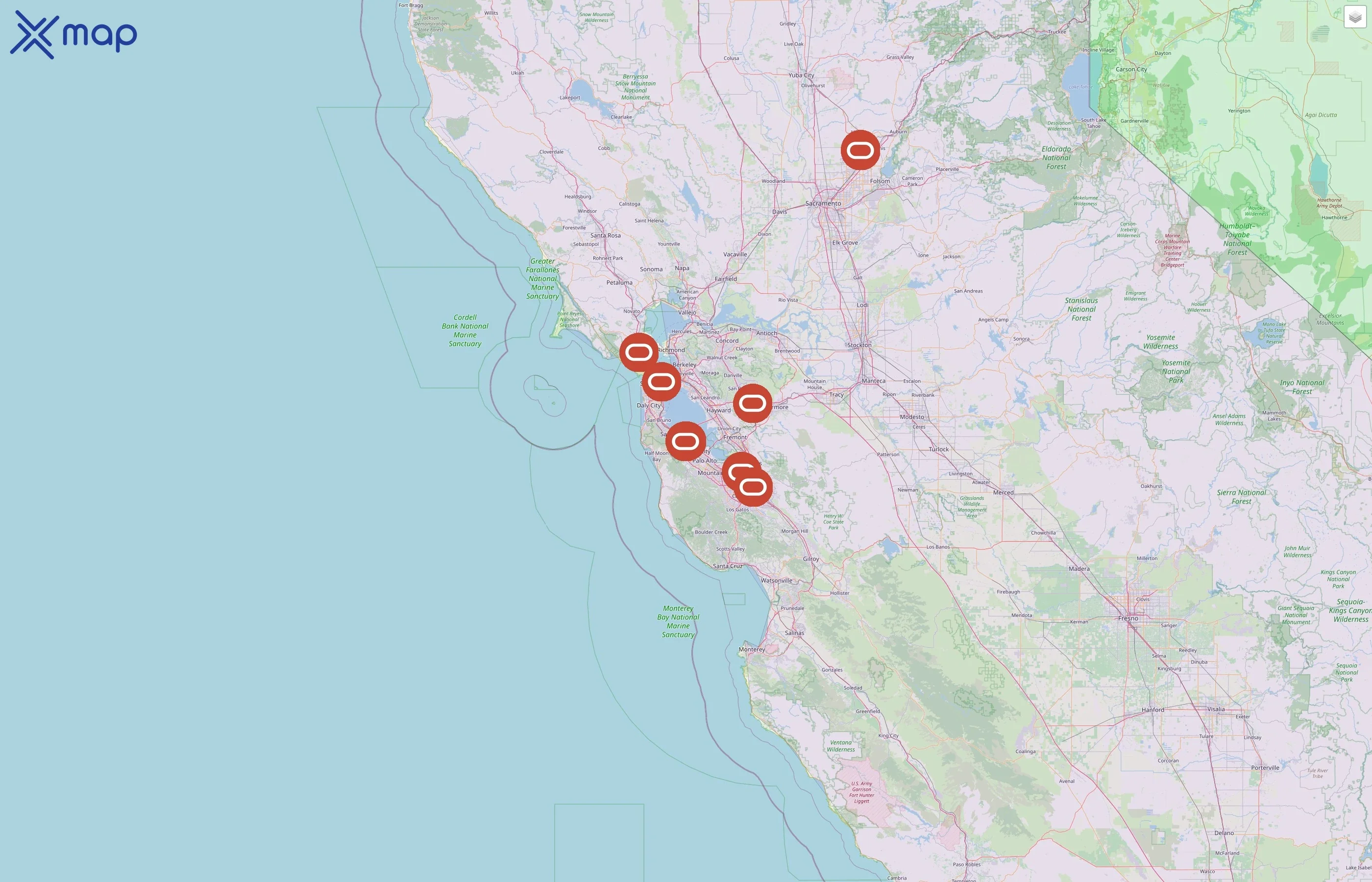 Oracle Corporation street hotspots