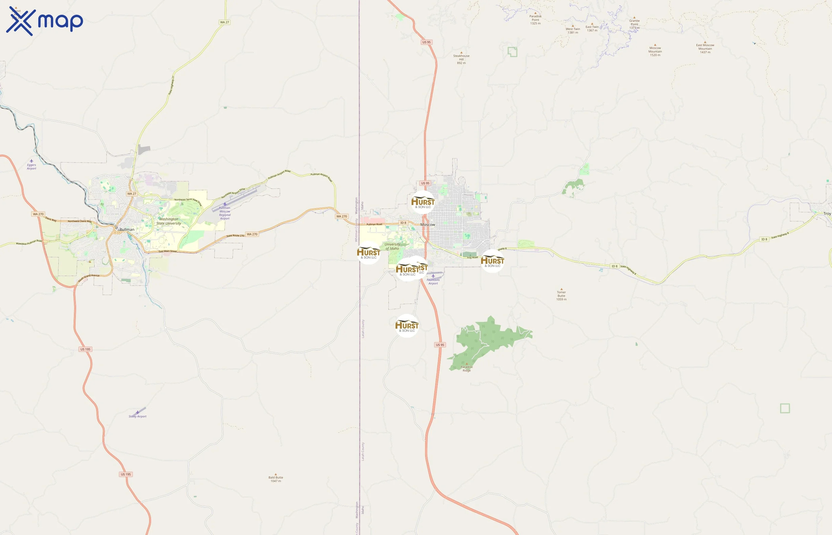 Hurst & Son LLC area coverage