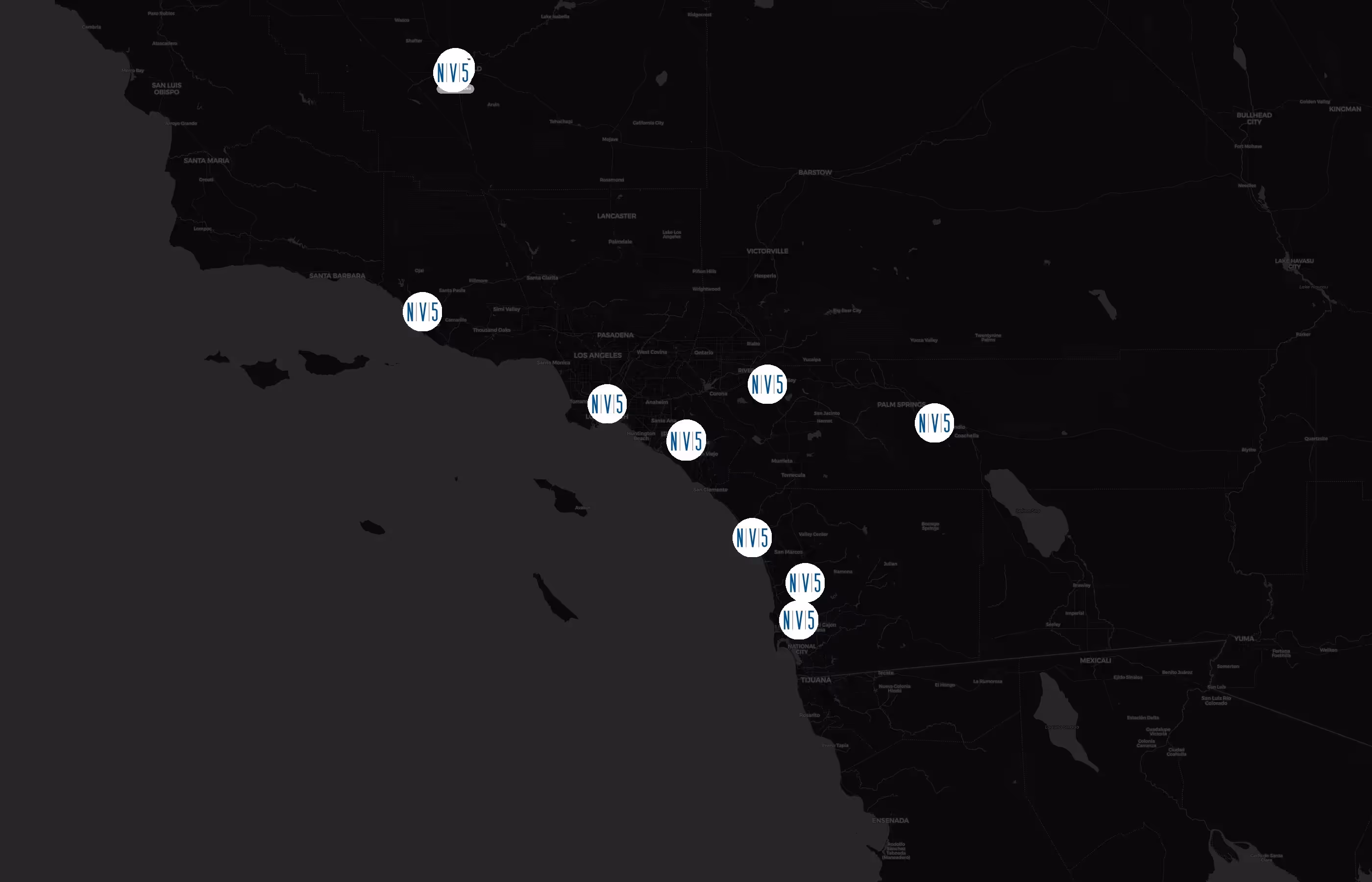 NV5 city distribution