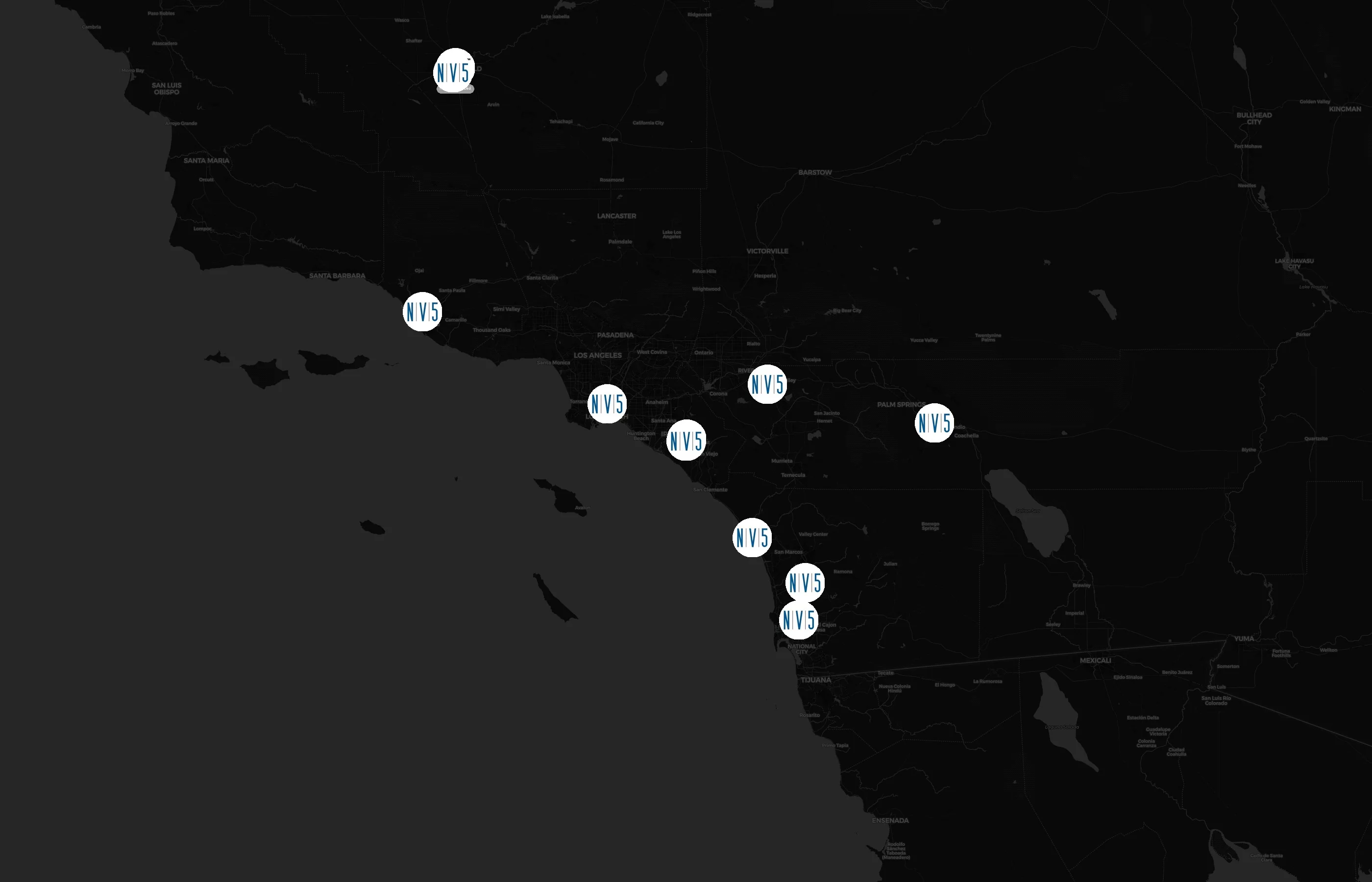 NV5 city distribution