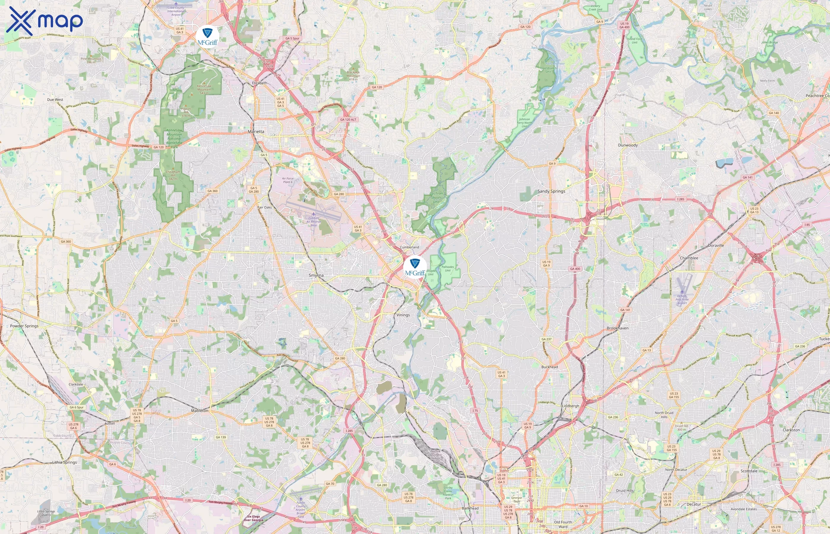 McGriff area coverage