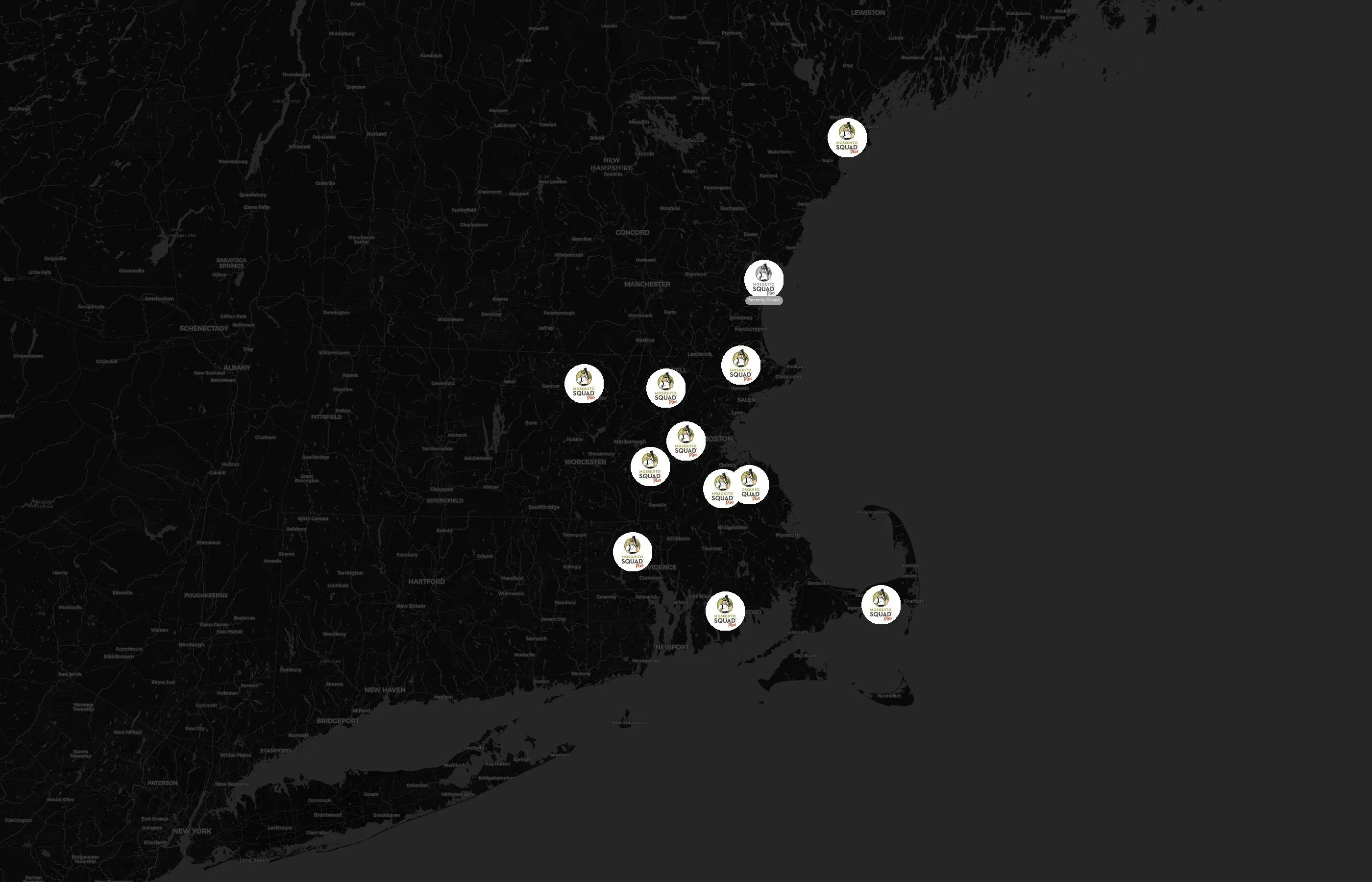 Mosquito Squad city distribution