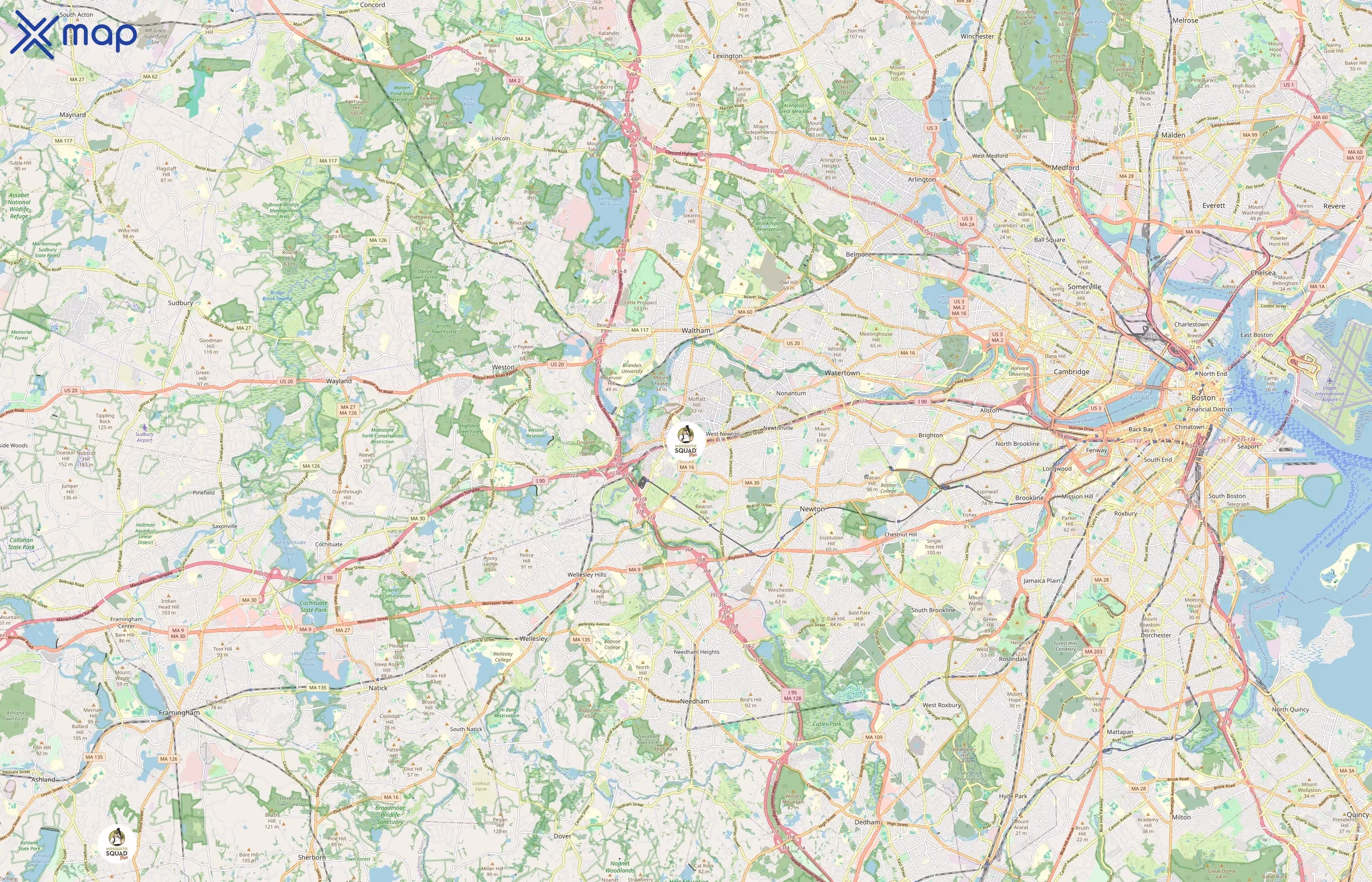 Mosquito Squad area coverage