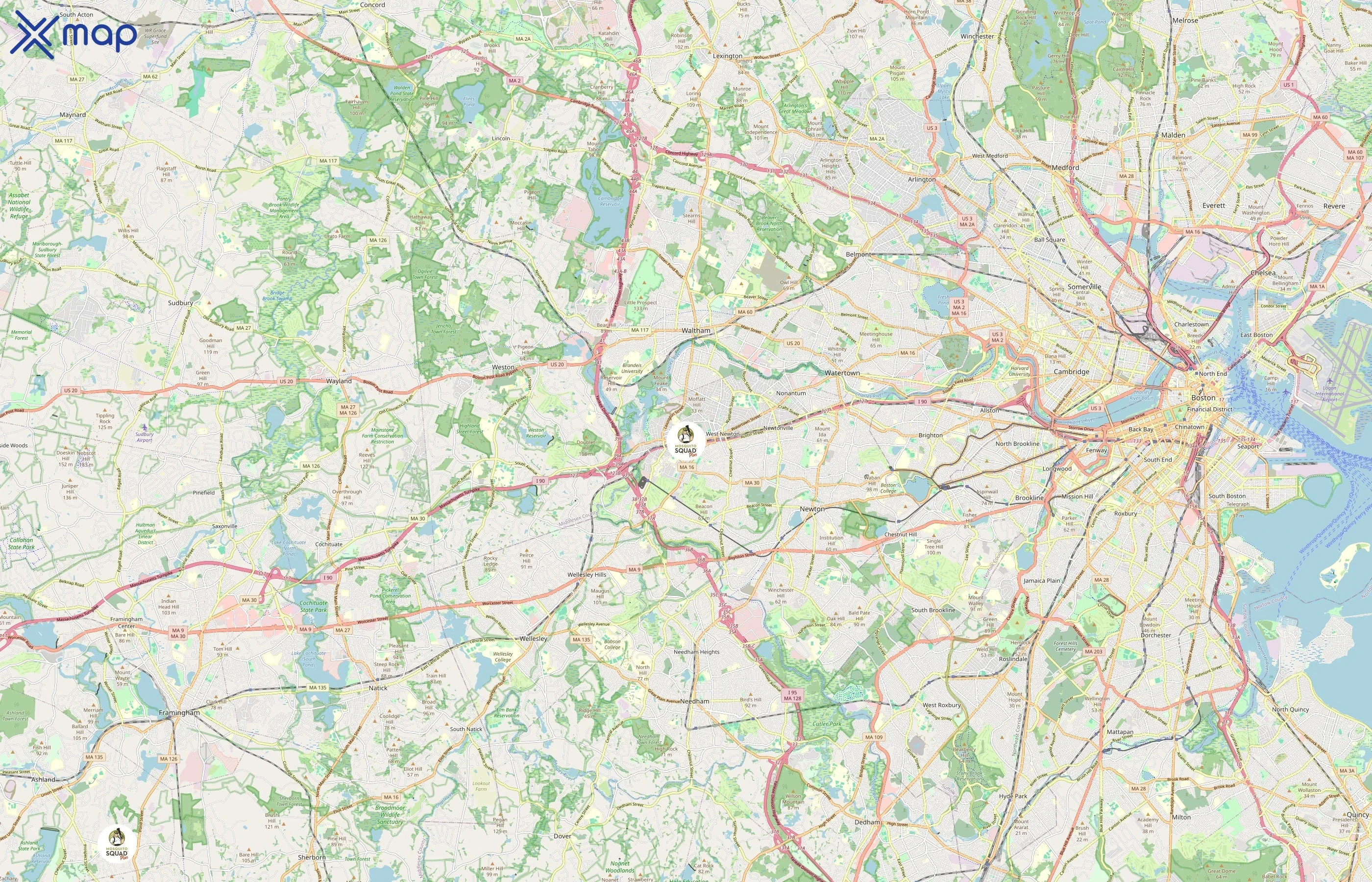 Mosquito Squad area coverage