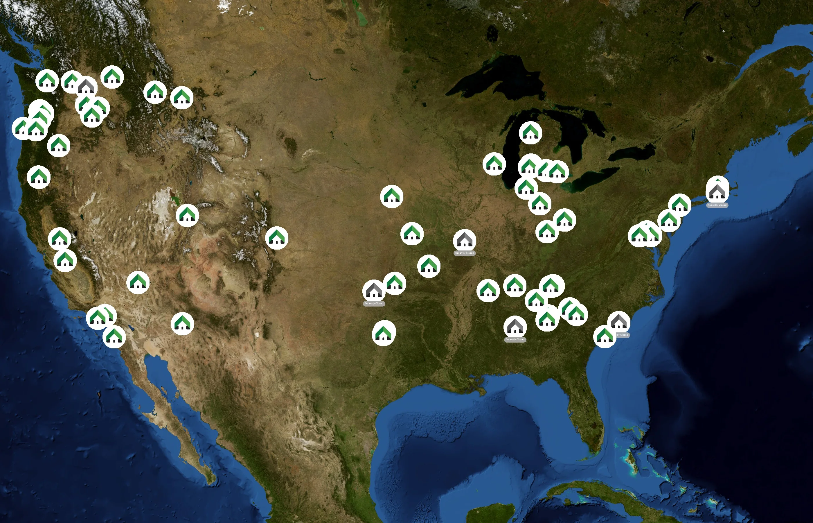 Churchill Mortgage state distribution