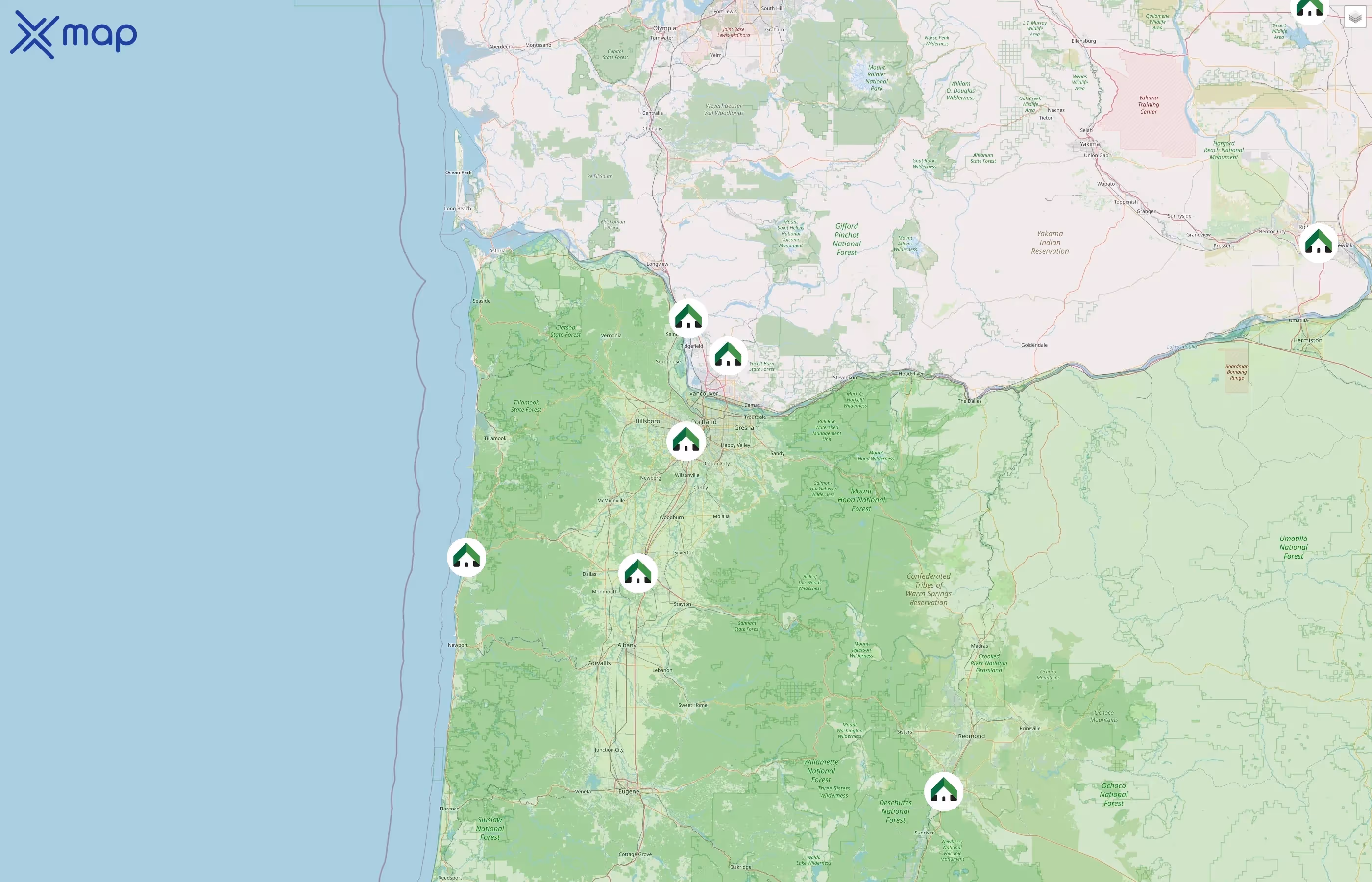 Churchill Mortgage street hotspots