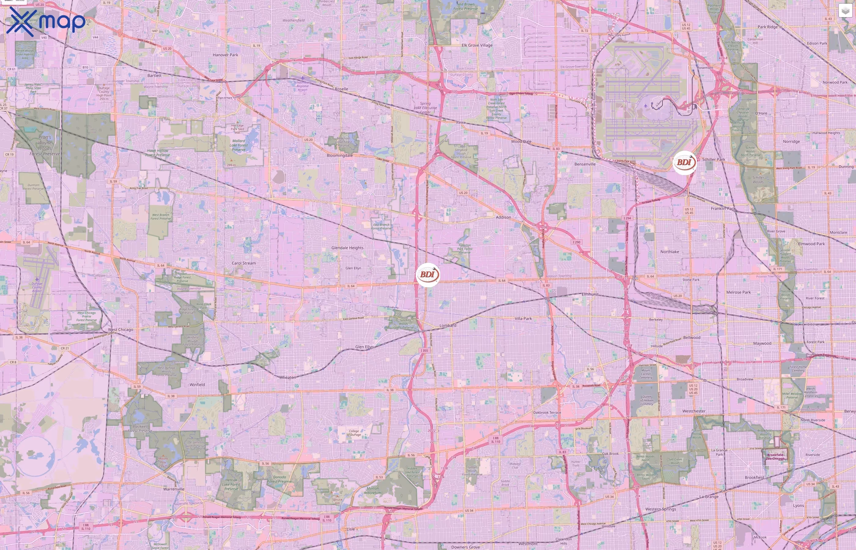 Bearing Distributors Inc. traffic data