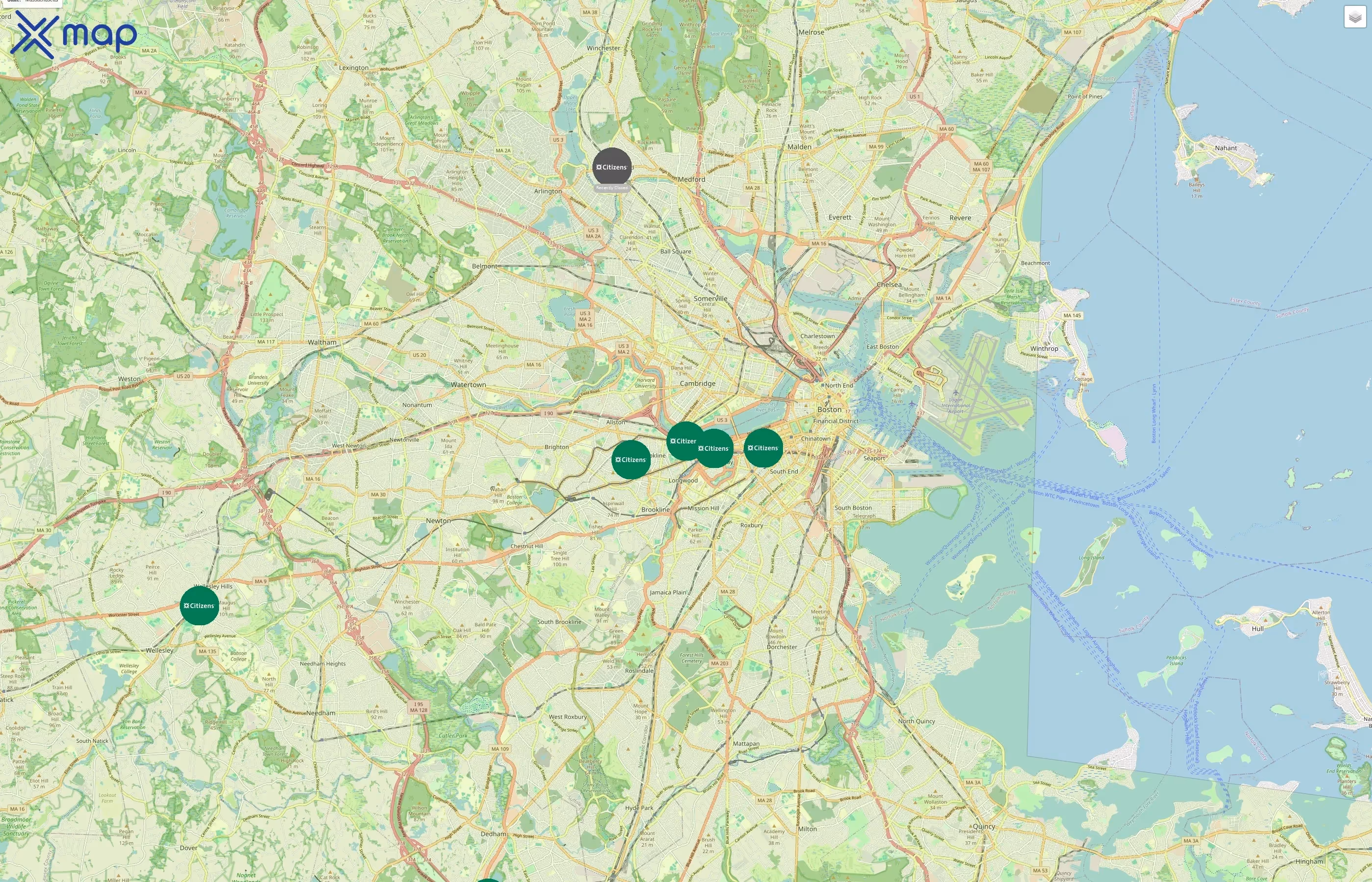 Citizens Bank traffic data