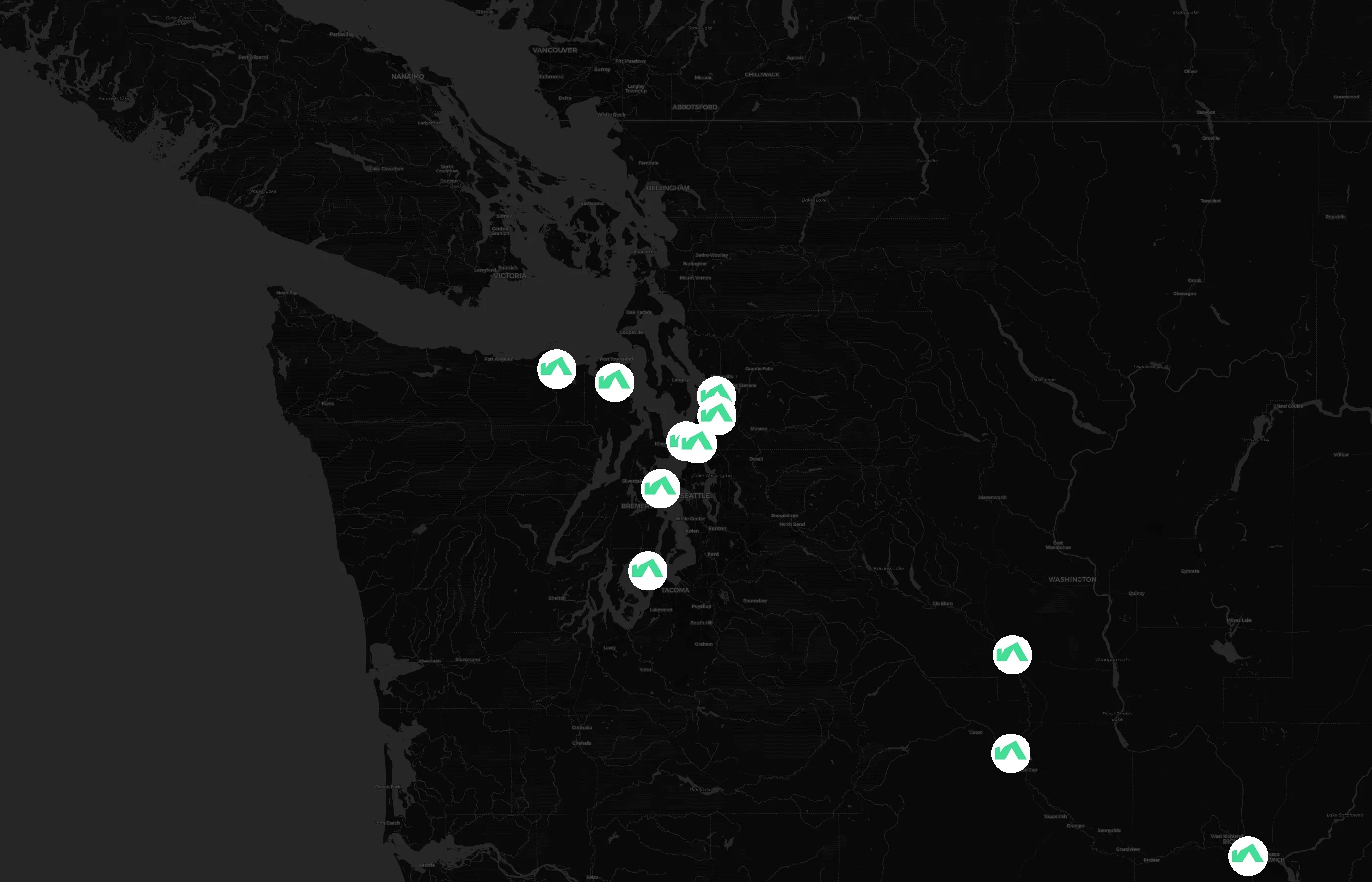 Caliber Home Loans city distribution