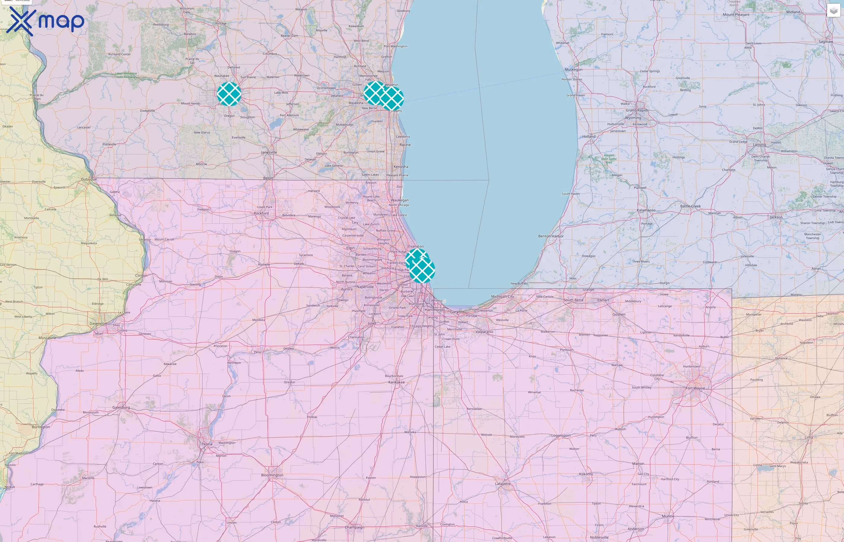 Expansive street hotspots