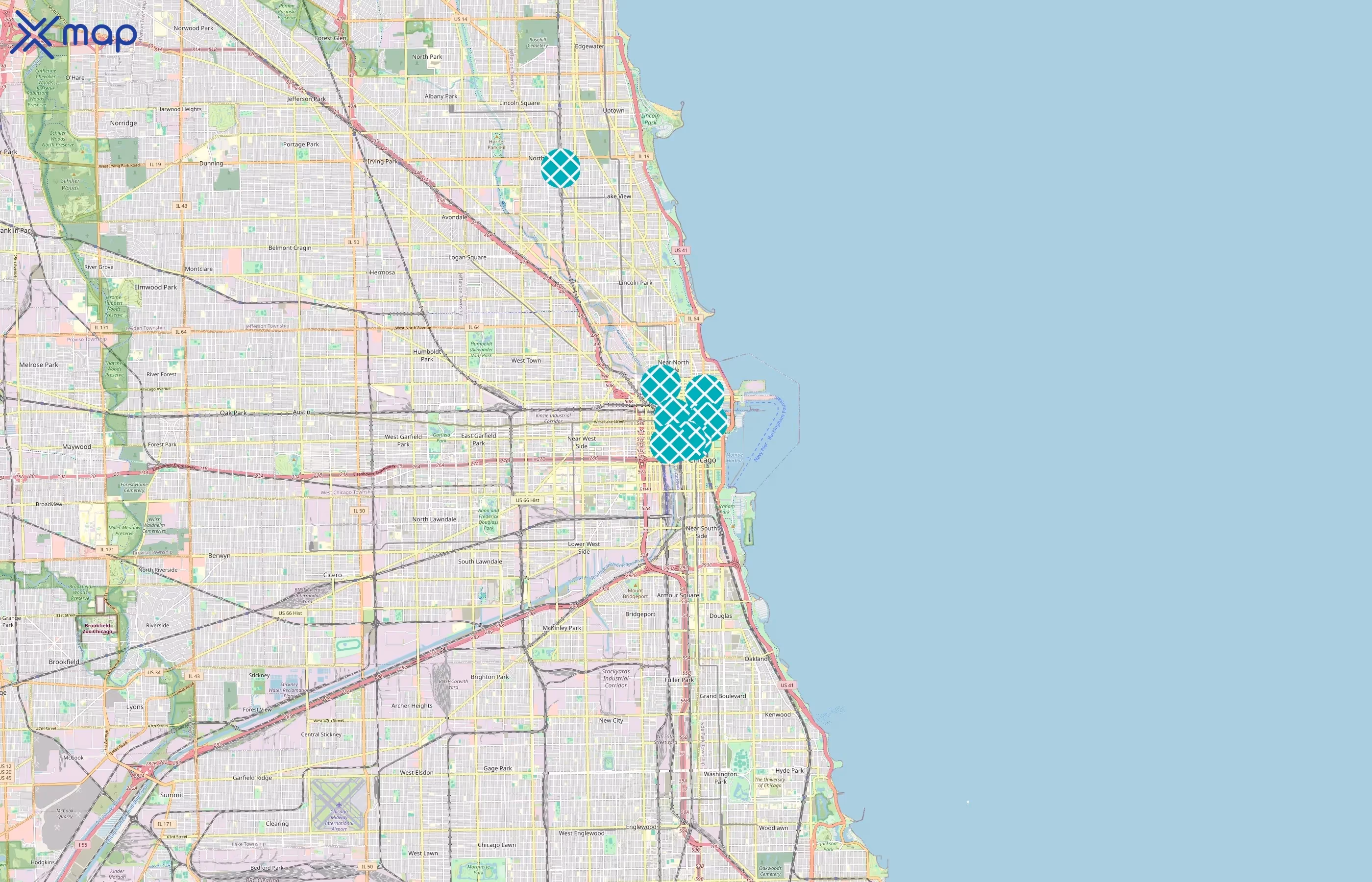 Expansive area coverage
