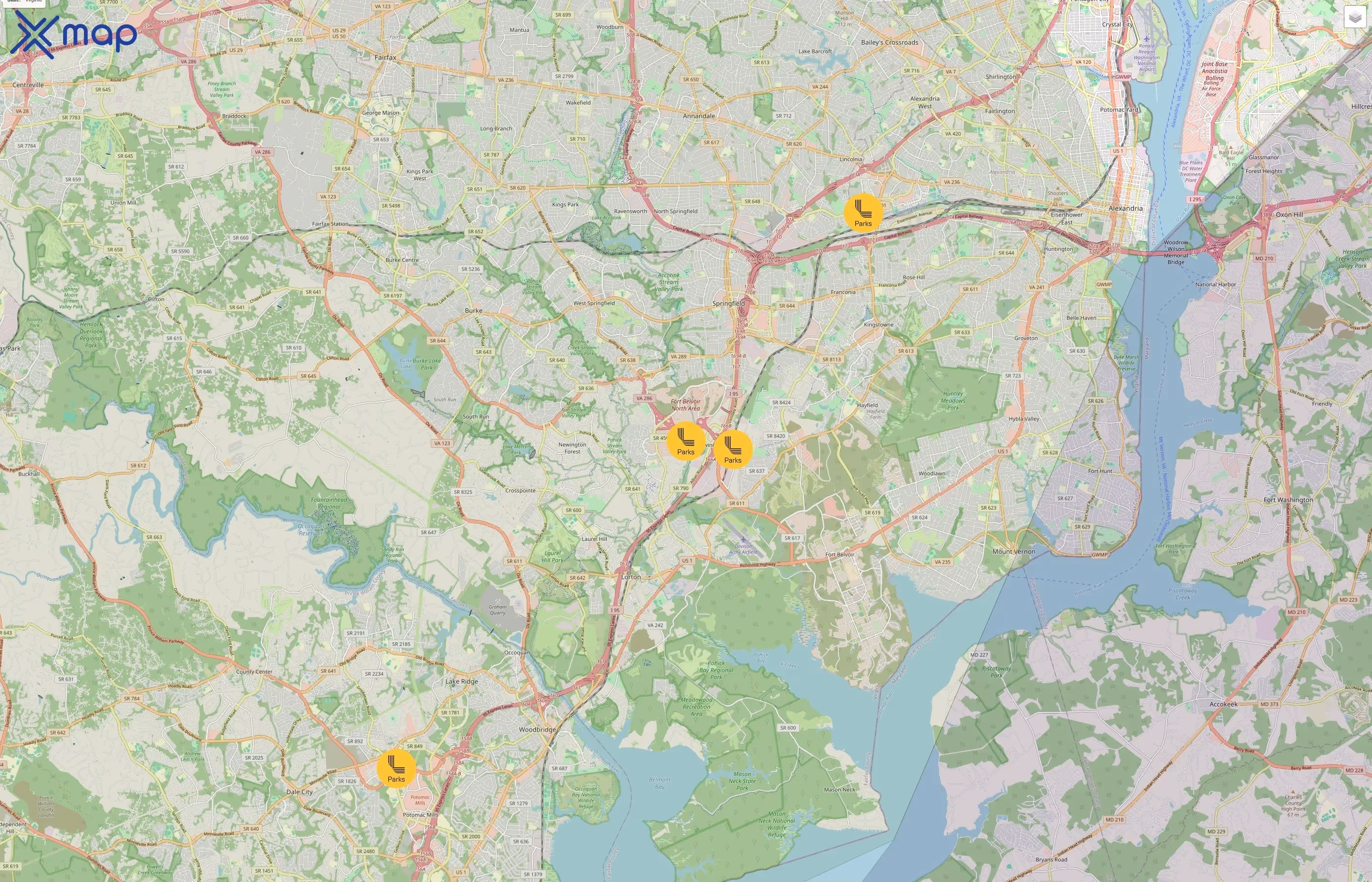 Link Parks traffic data