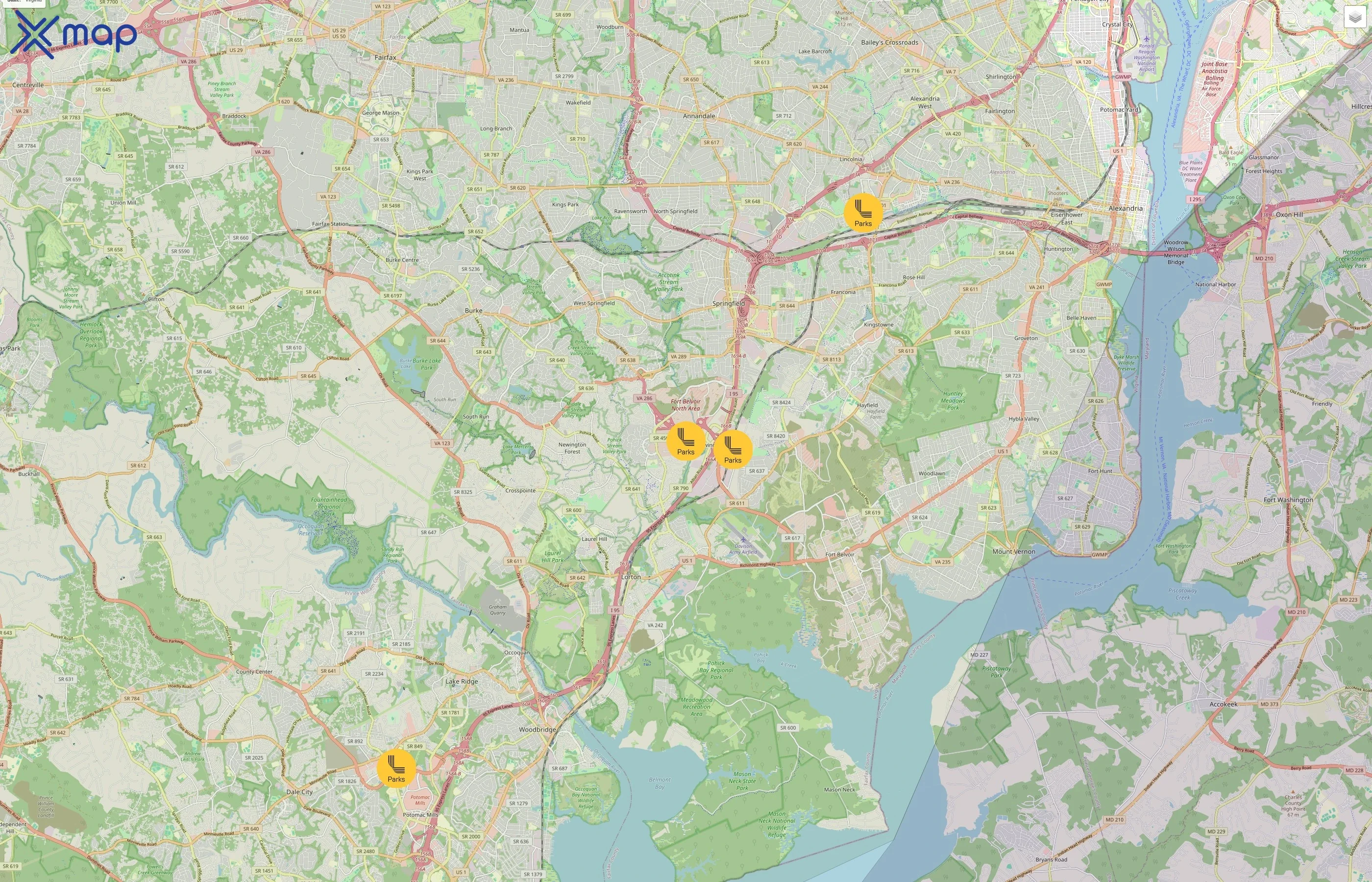 Link Parks traffic data