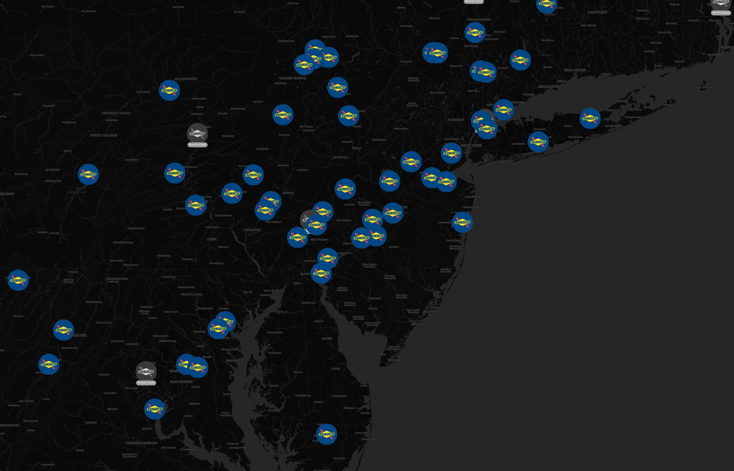 Sunoco city distribution