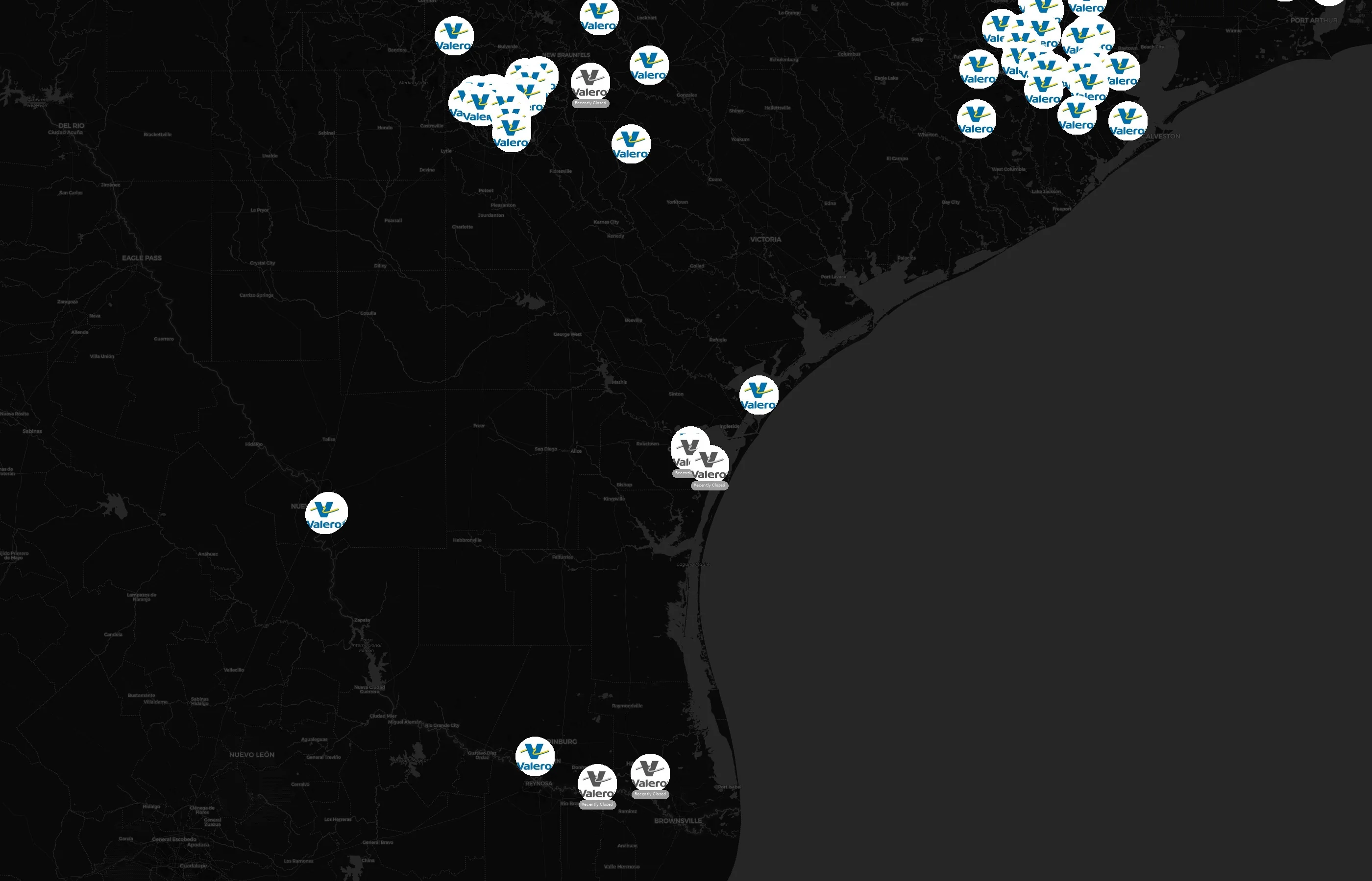Valero Energy city distribution