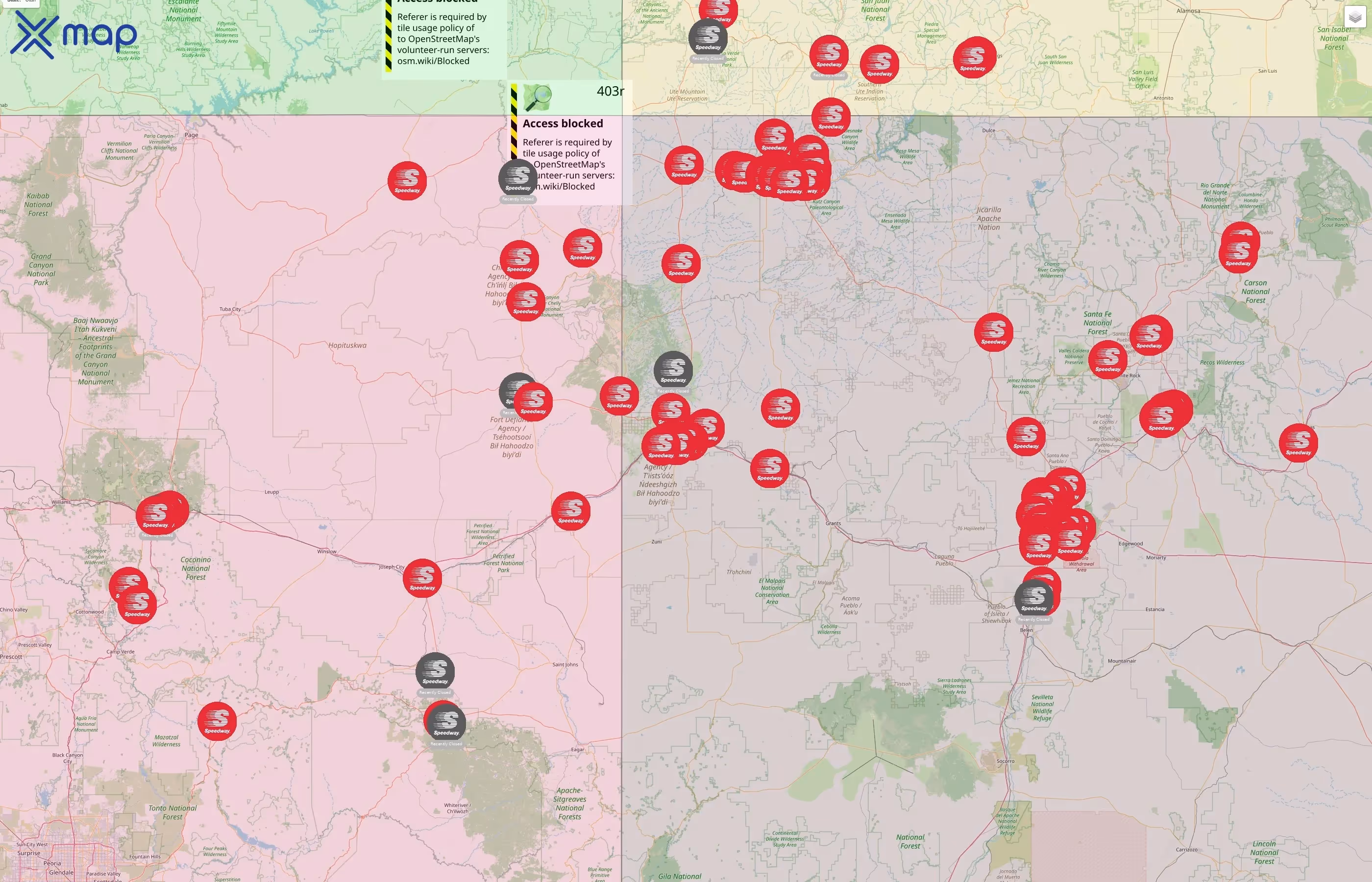 Speedway street hotspots