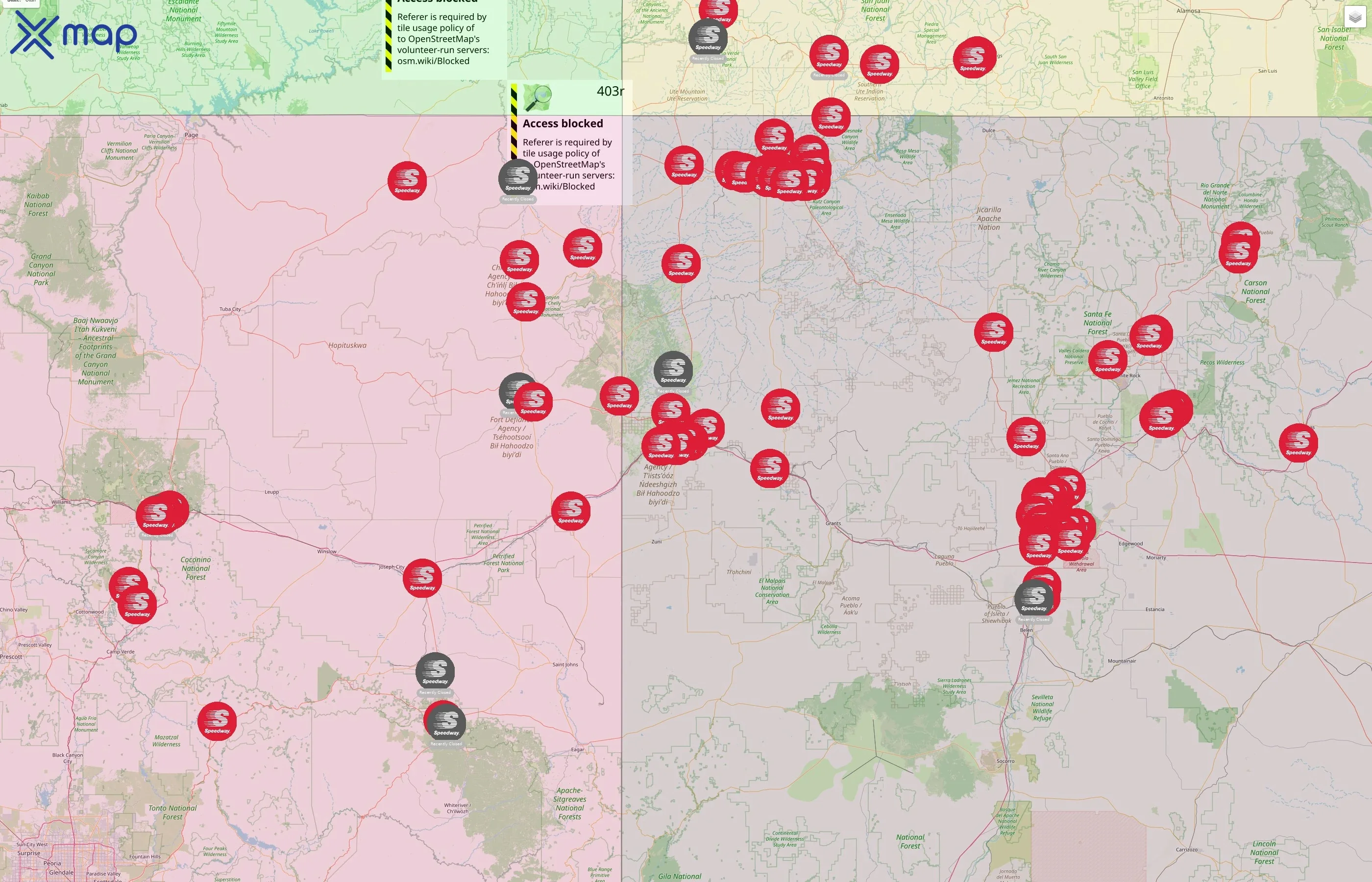 Speedway street hotspots