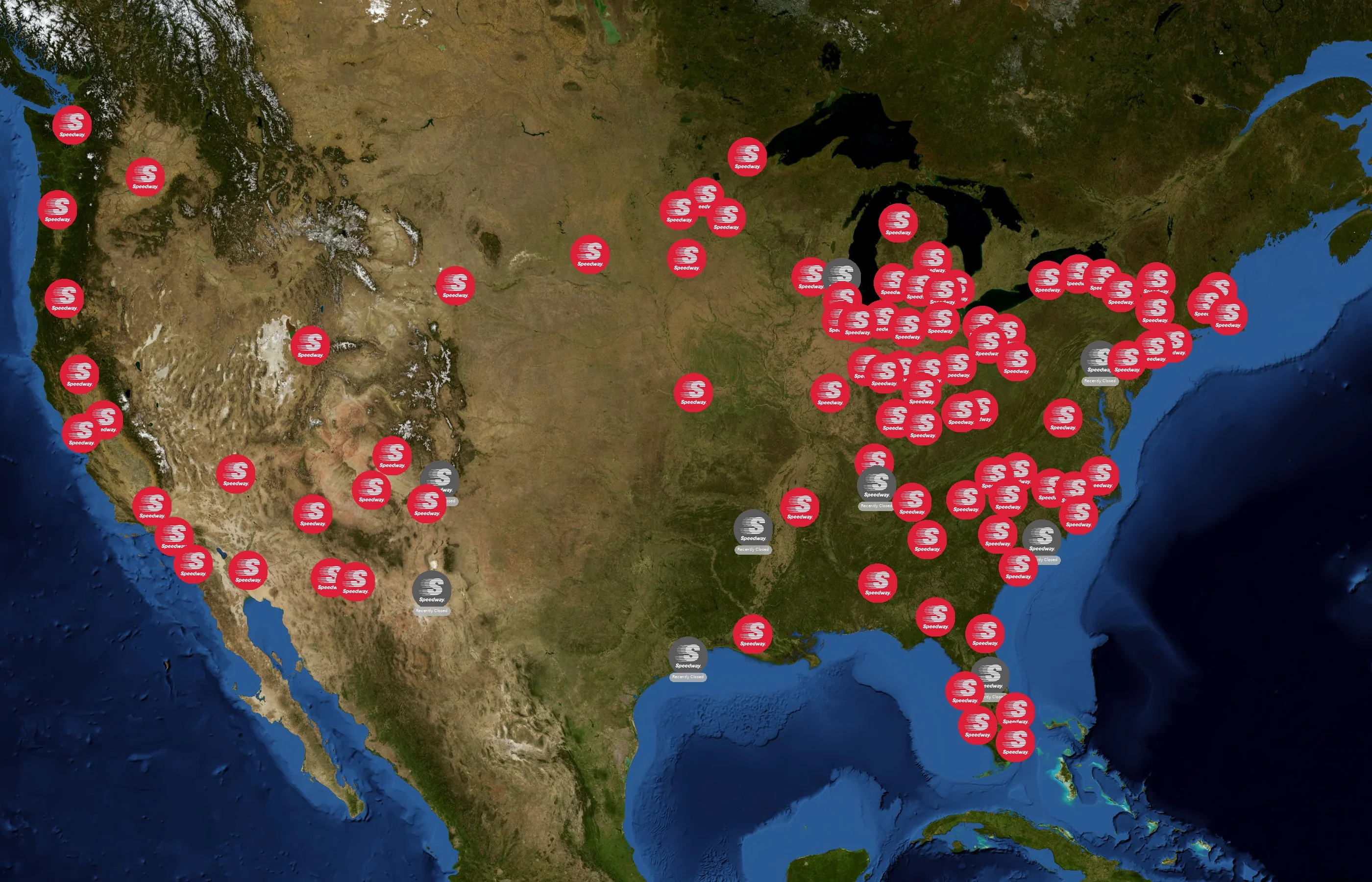 Speedway state distribution