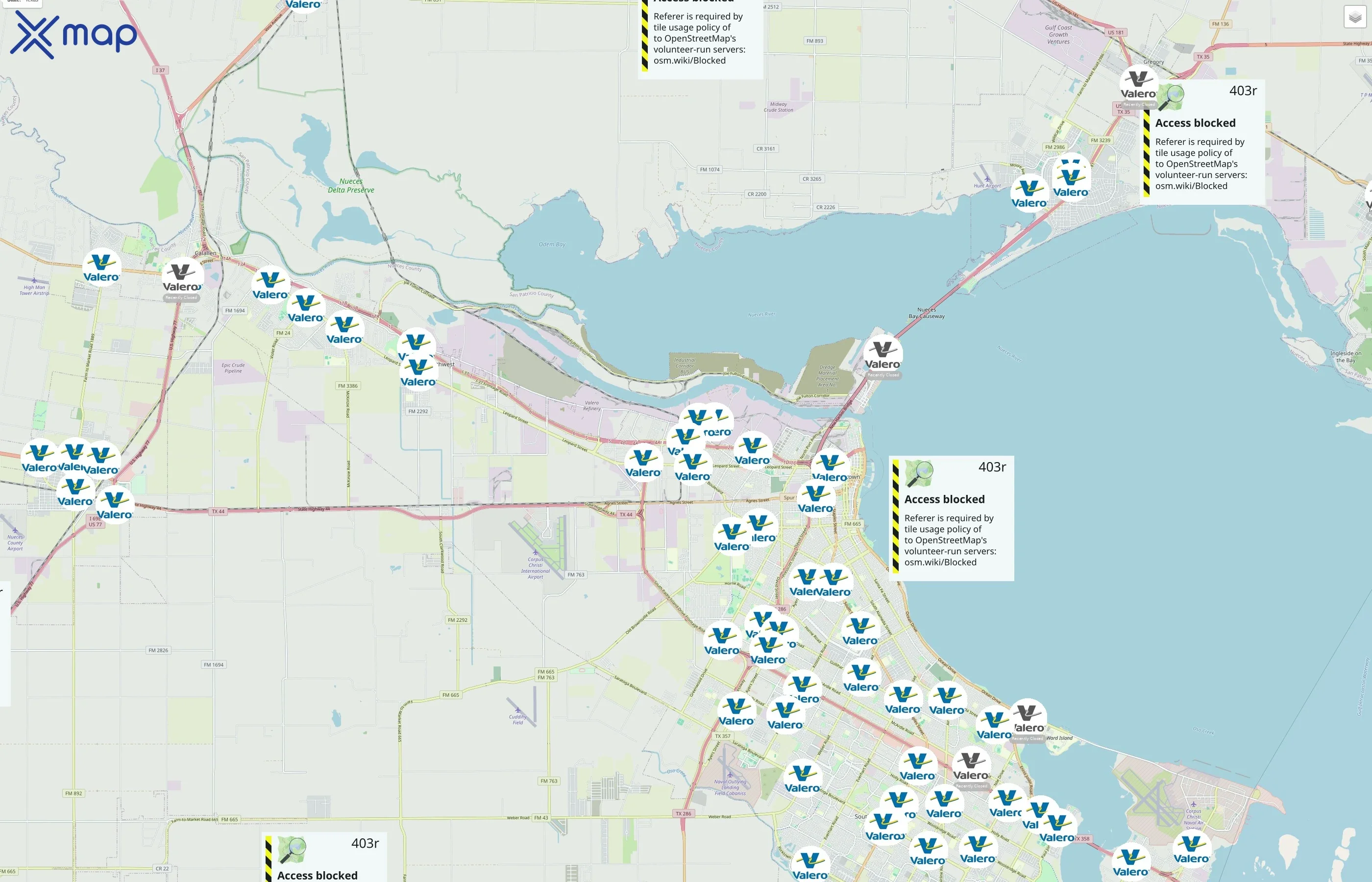 Valero Energy traffic data