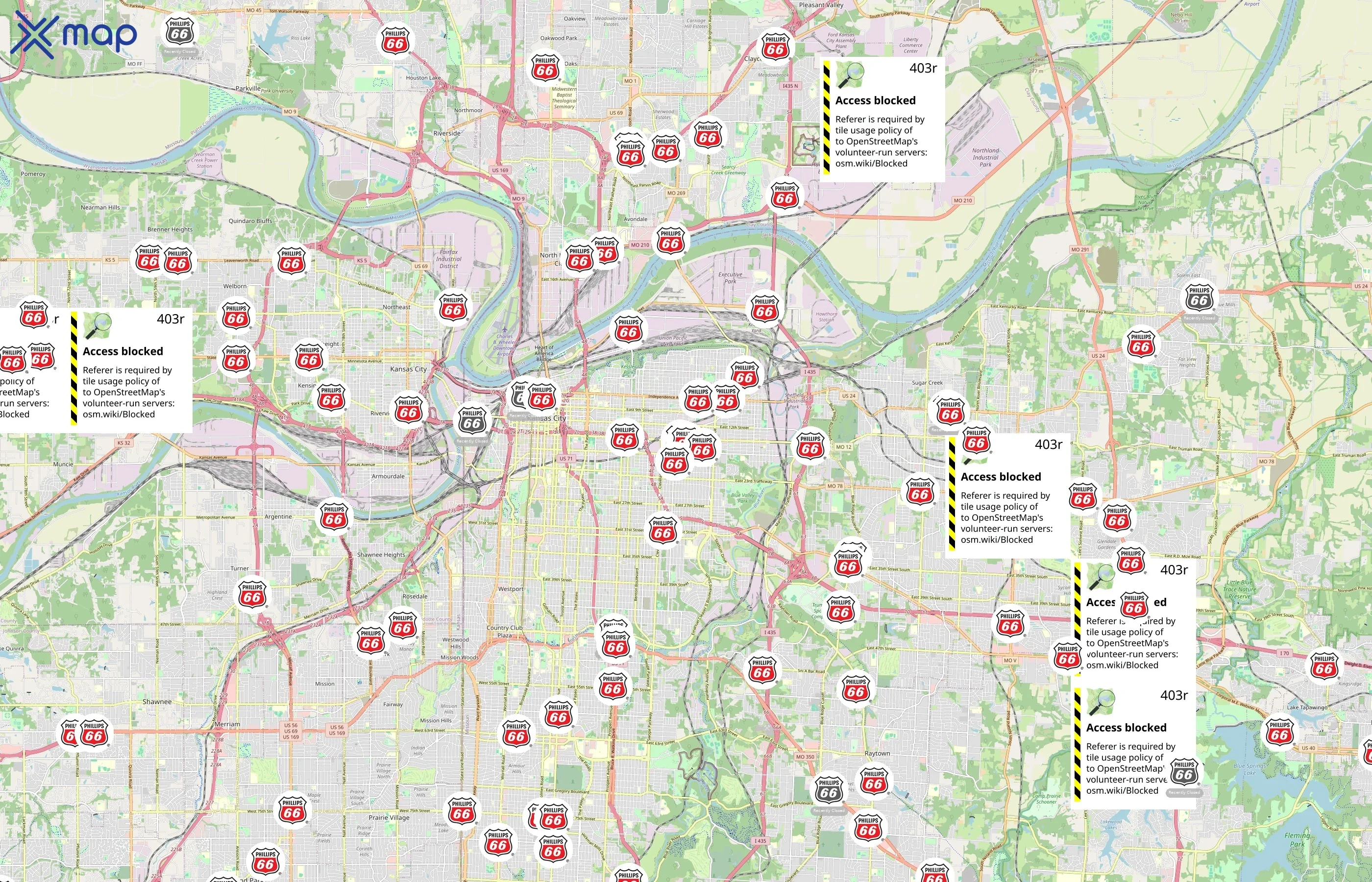 Phillips 66 area coverage