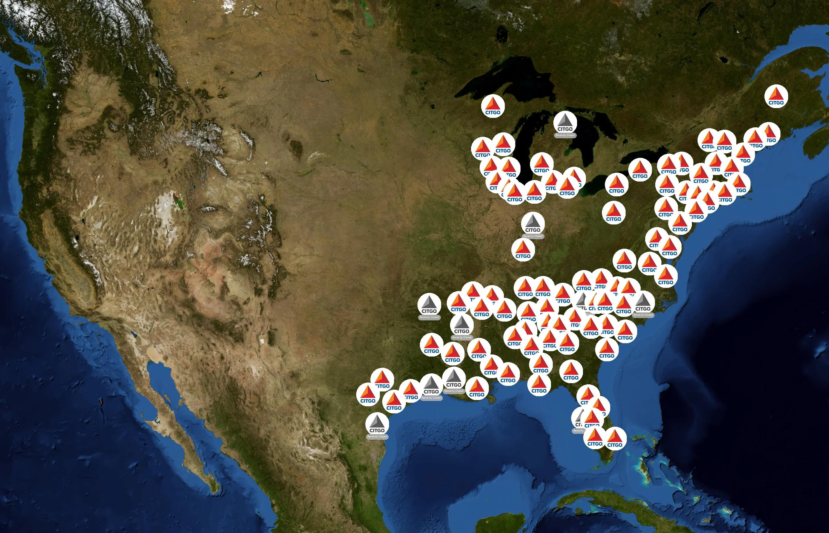 CITGO Petroleum Corporation state distribution