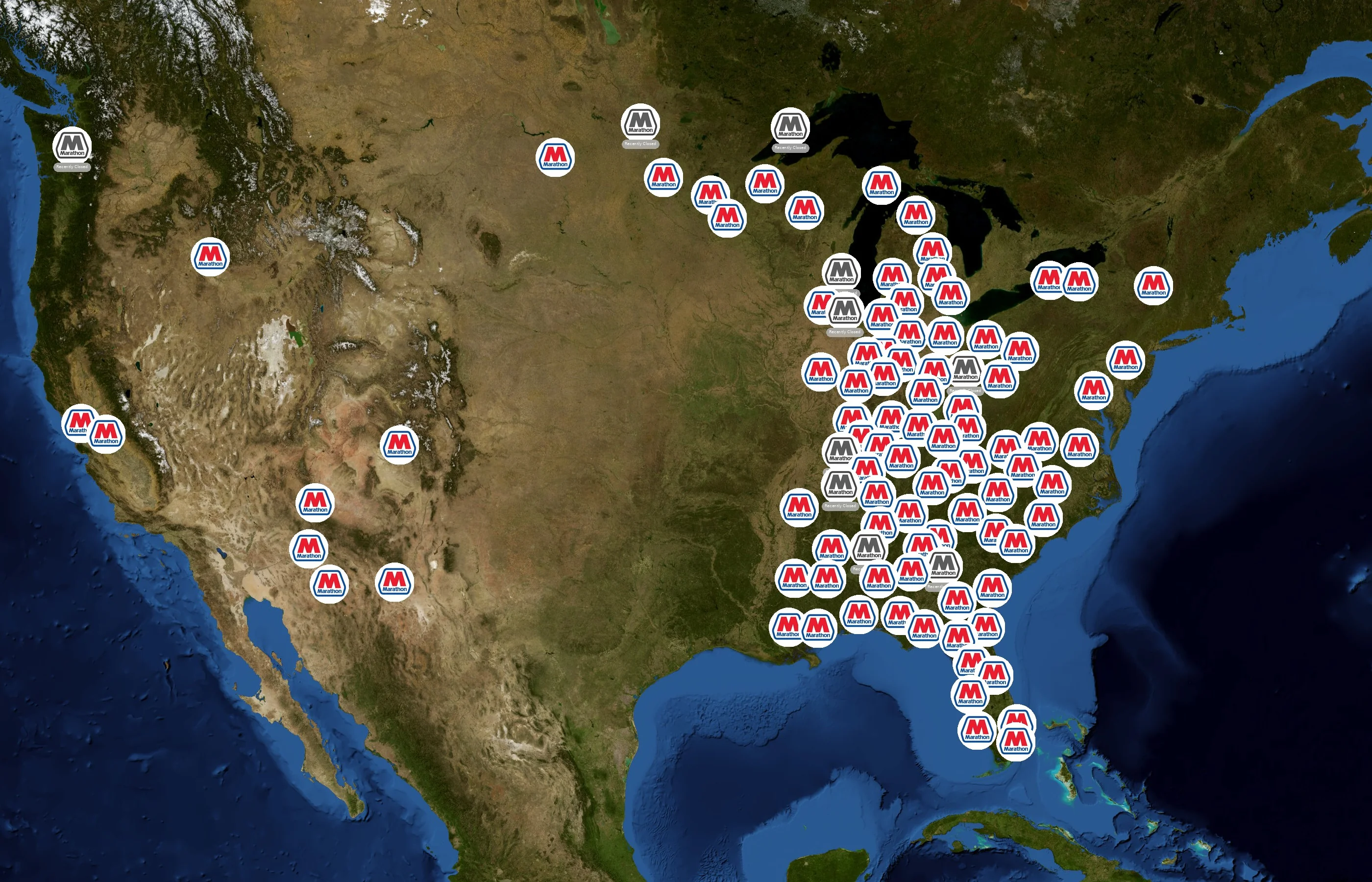 Marathon Petroleum state distribution
