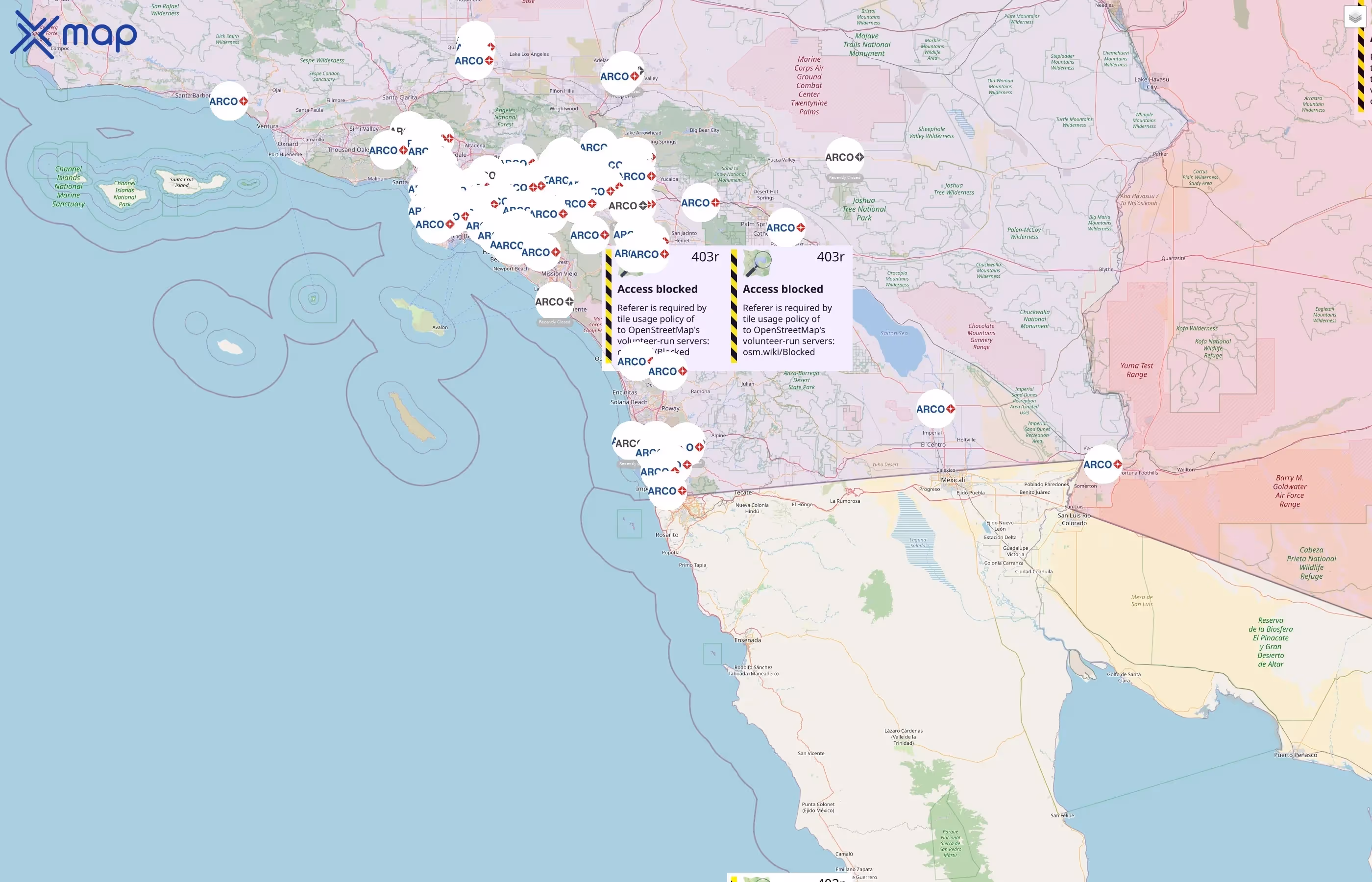 ARCO street hotspots