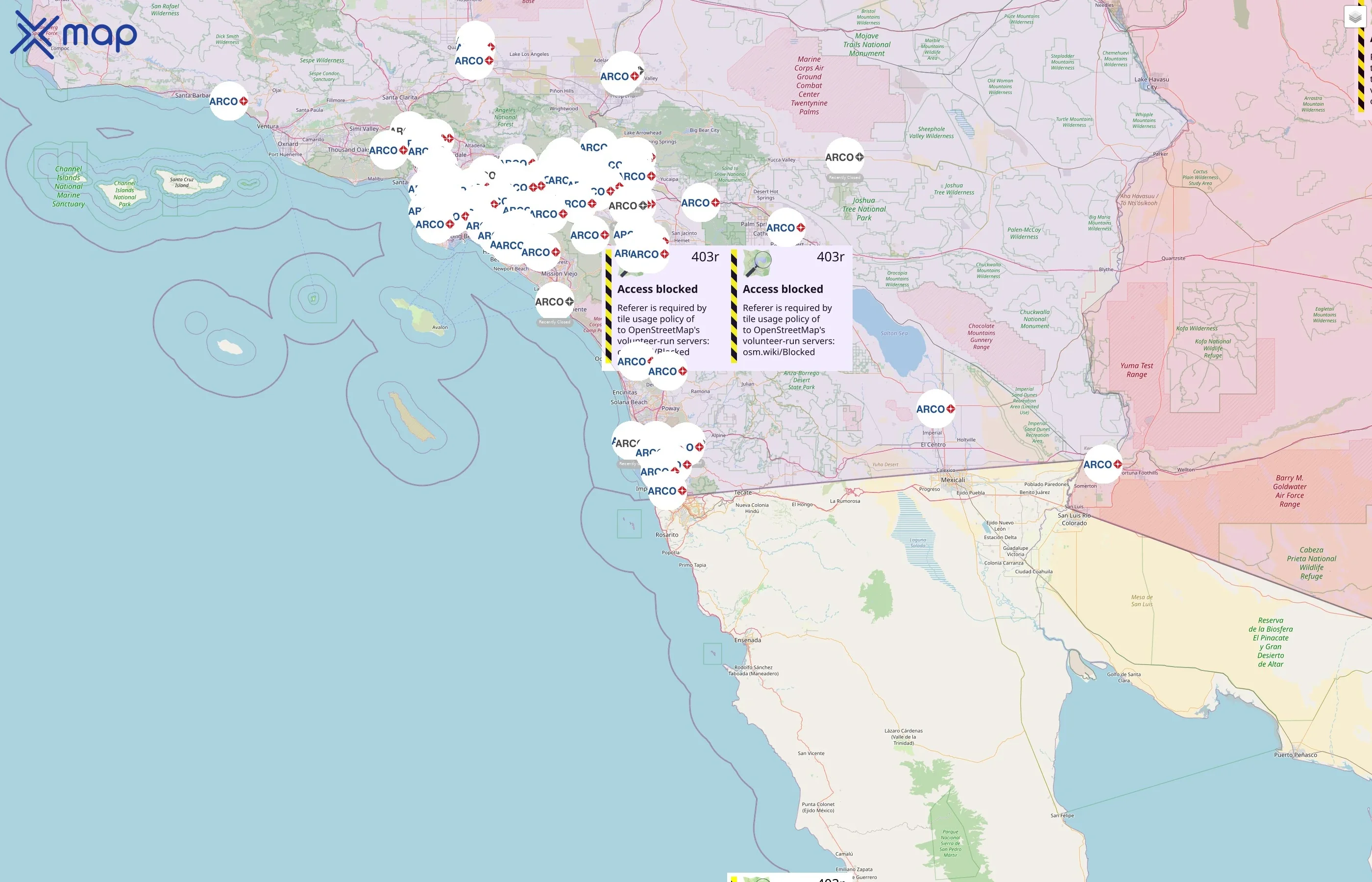 ARCO street hotspots