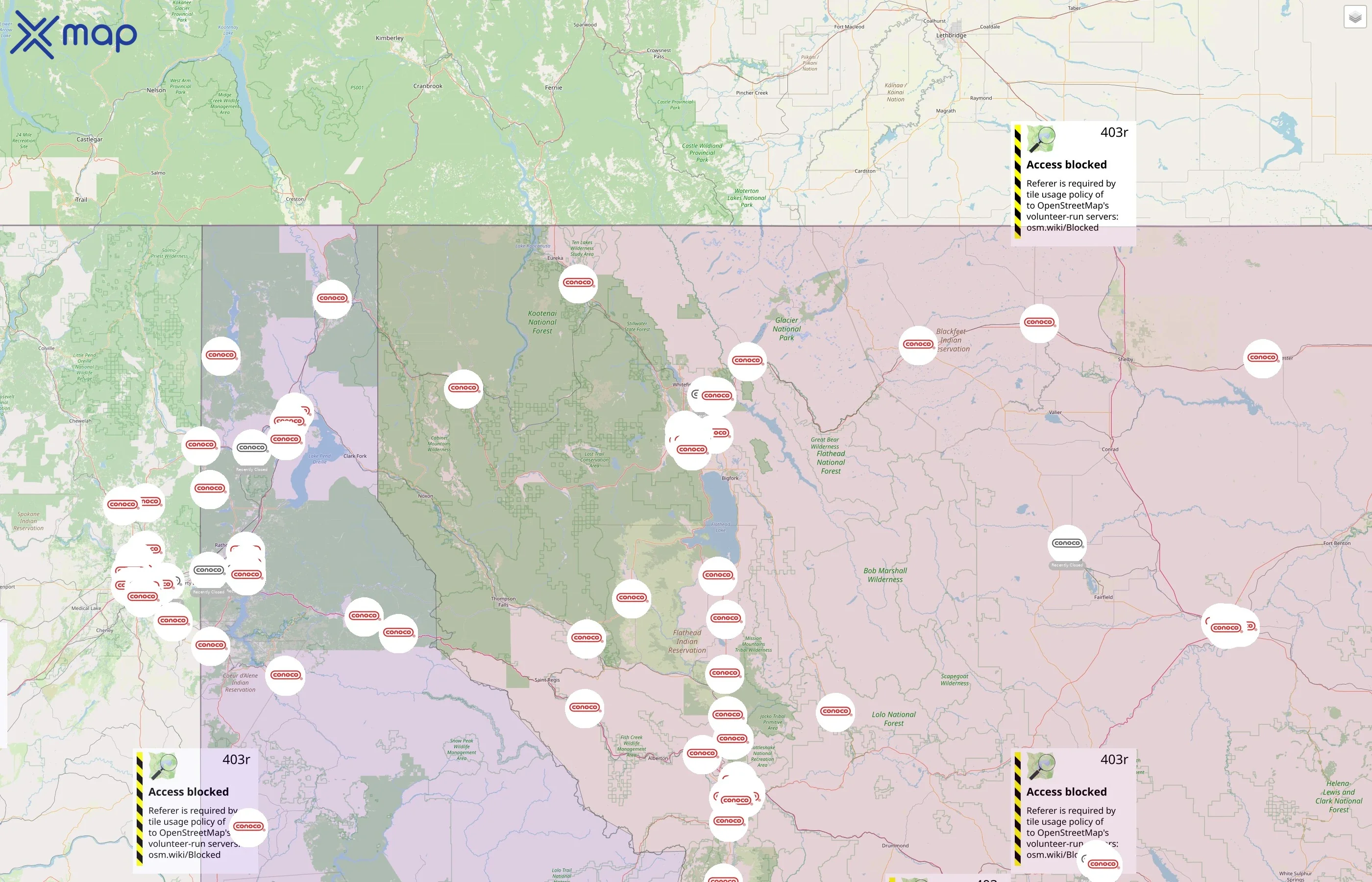 Conoco street hotspots