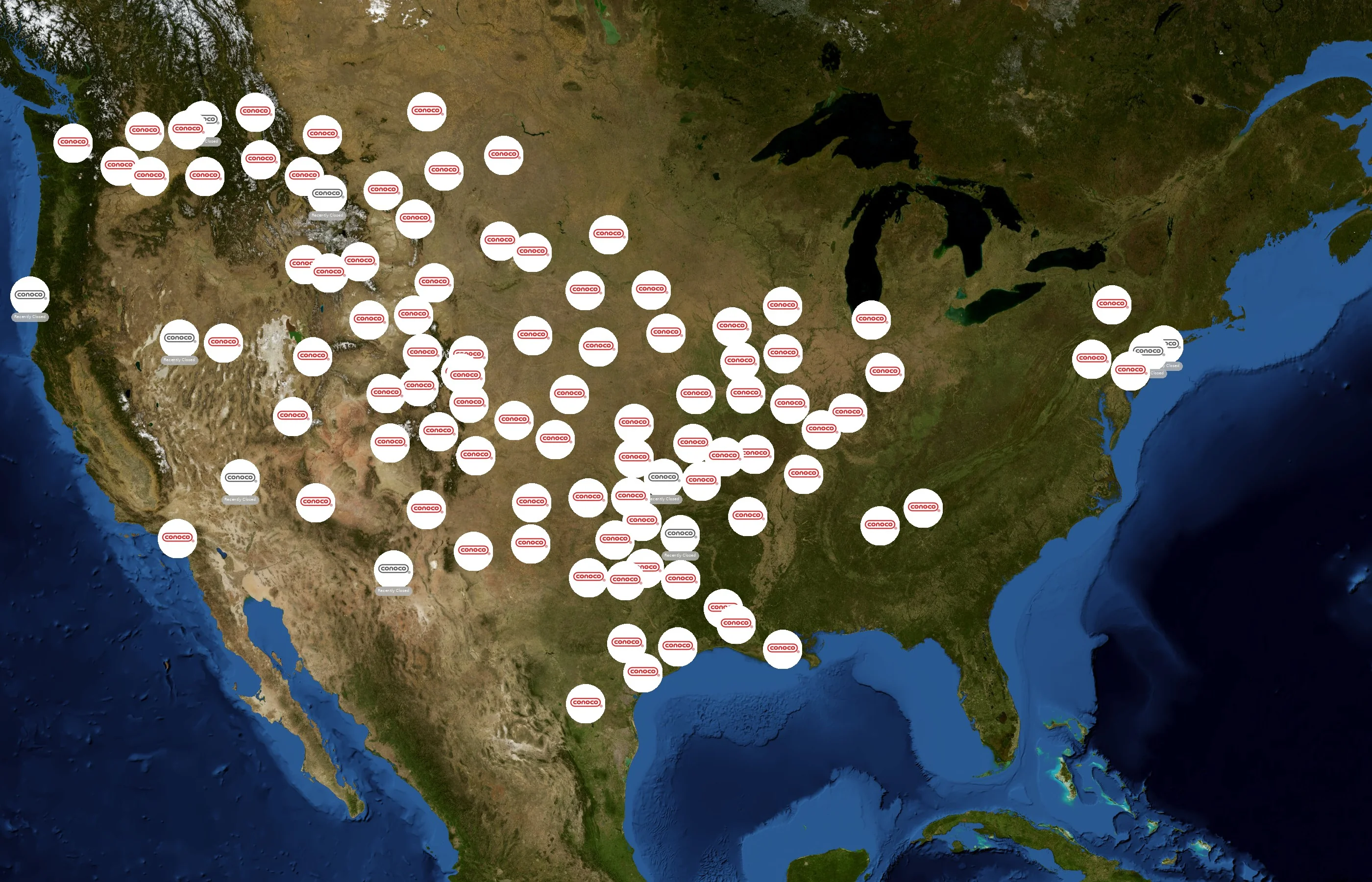 Conoco state distribution