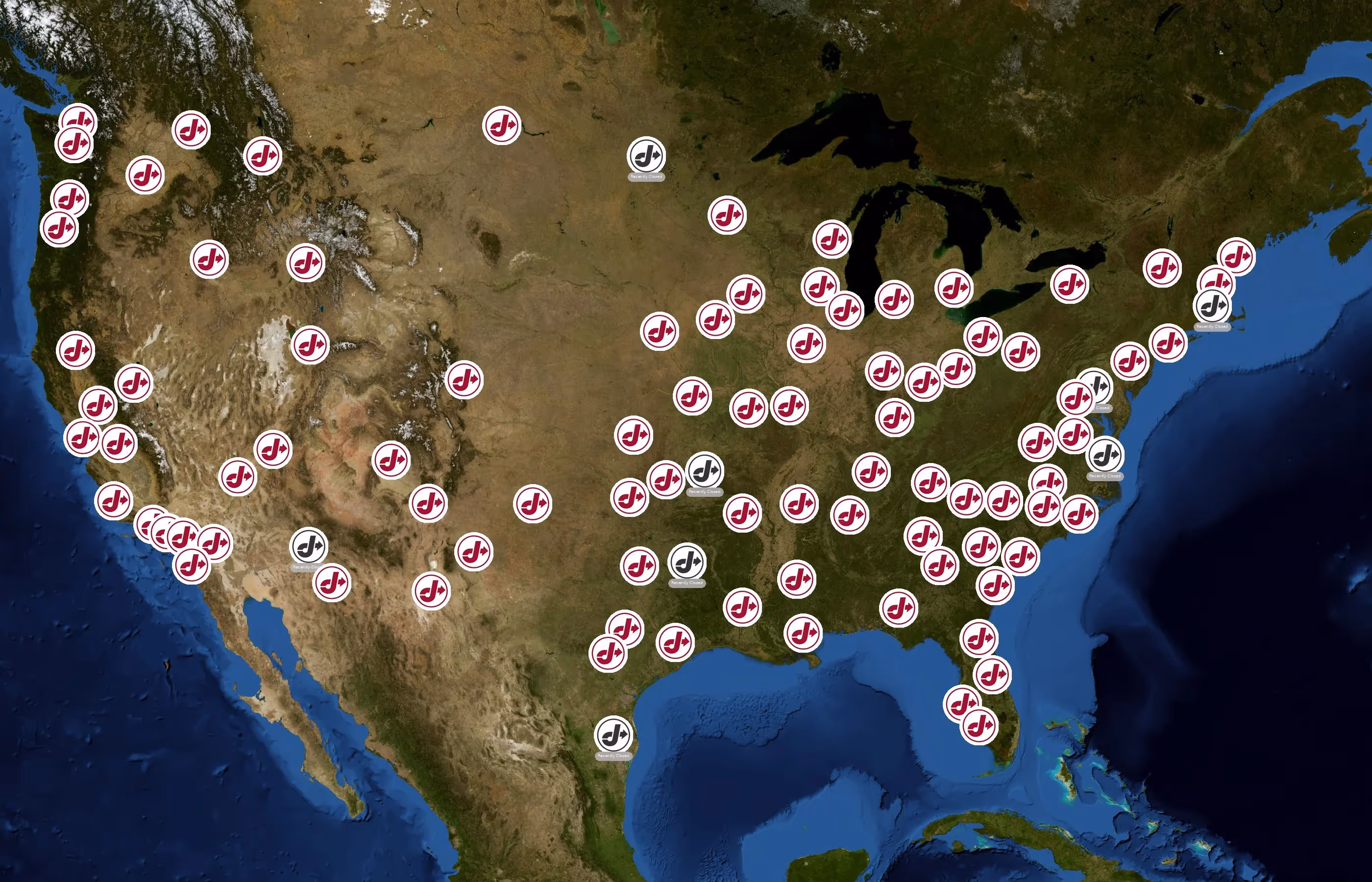 Jiffy Lube state distribution