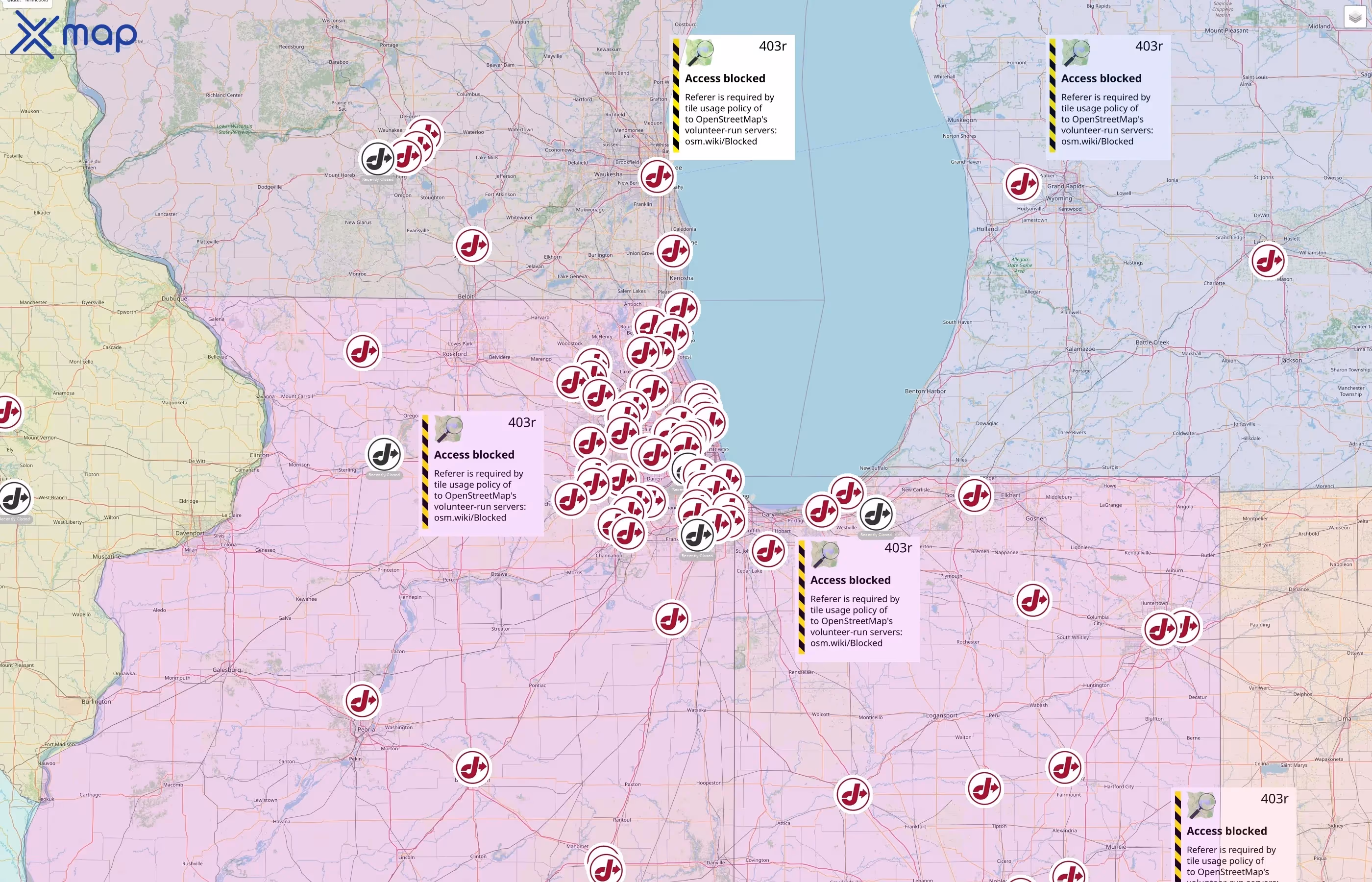 Jiffy Lube street hotspots