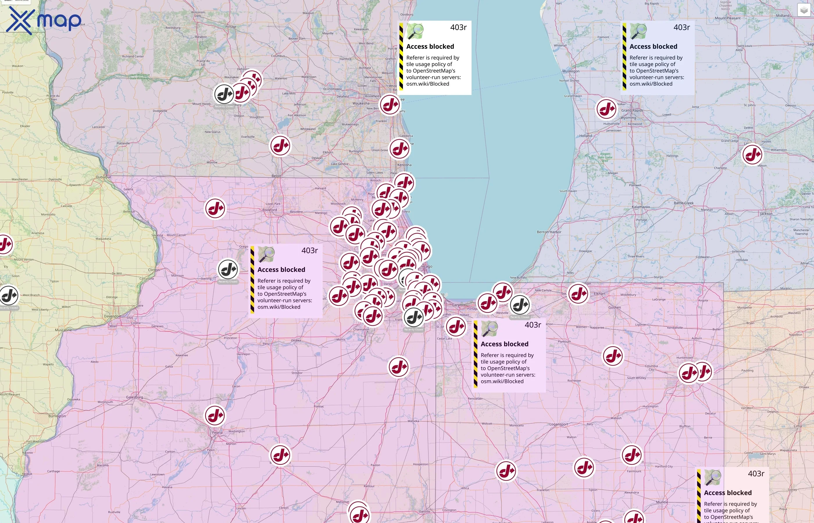 Jiffy Lube street hotspots