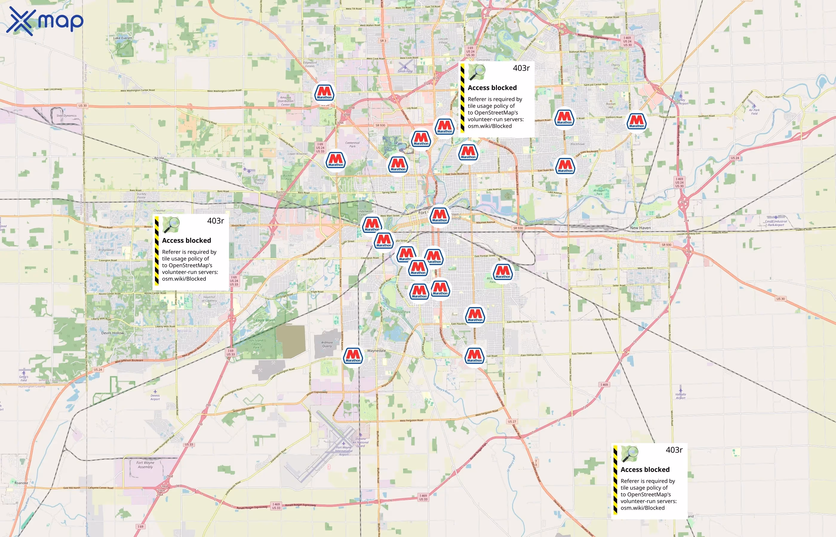 Marathon Petroleum area coverage