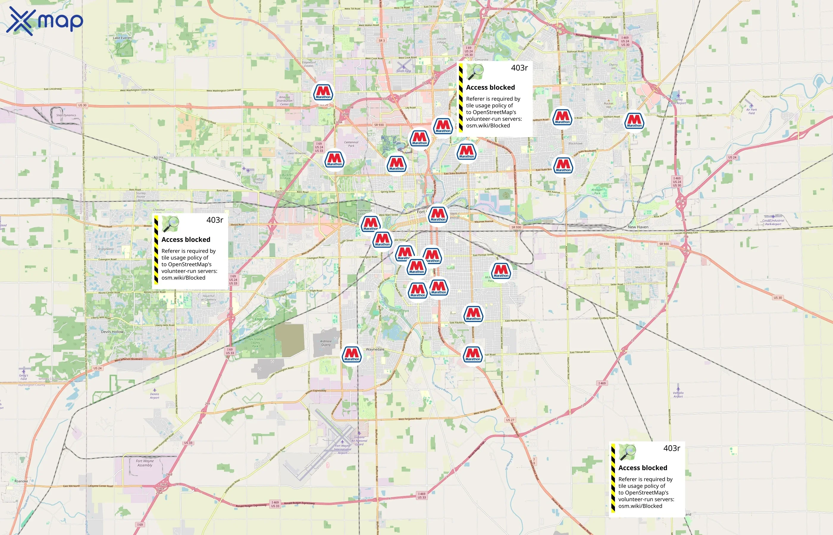 Marathon Petroleum area coverage