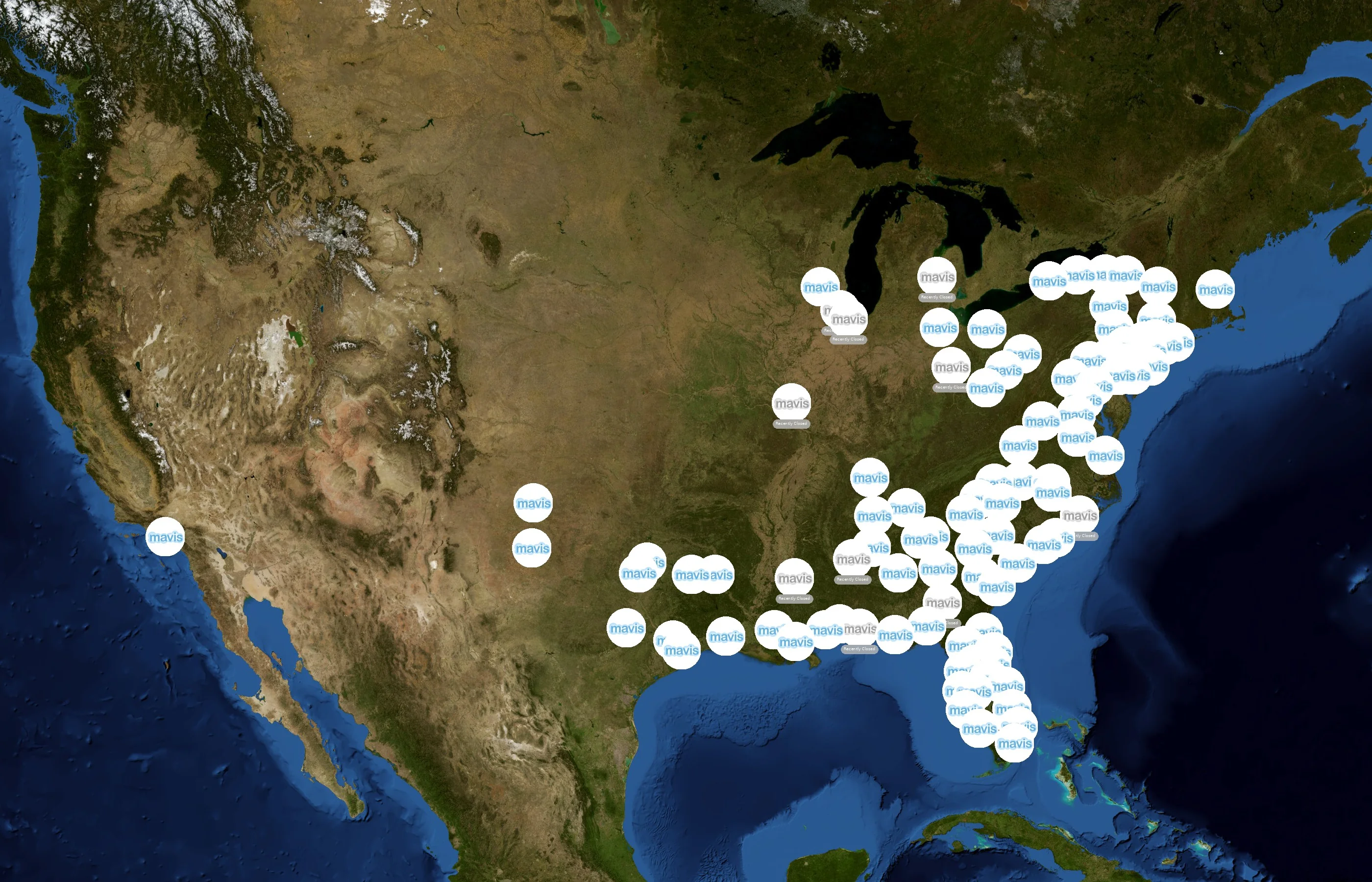 Mavis Discount Tire state distribution