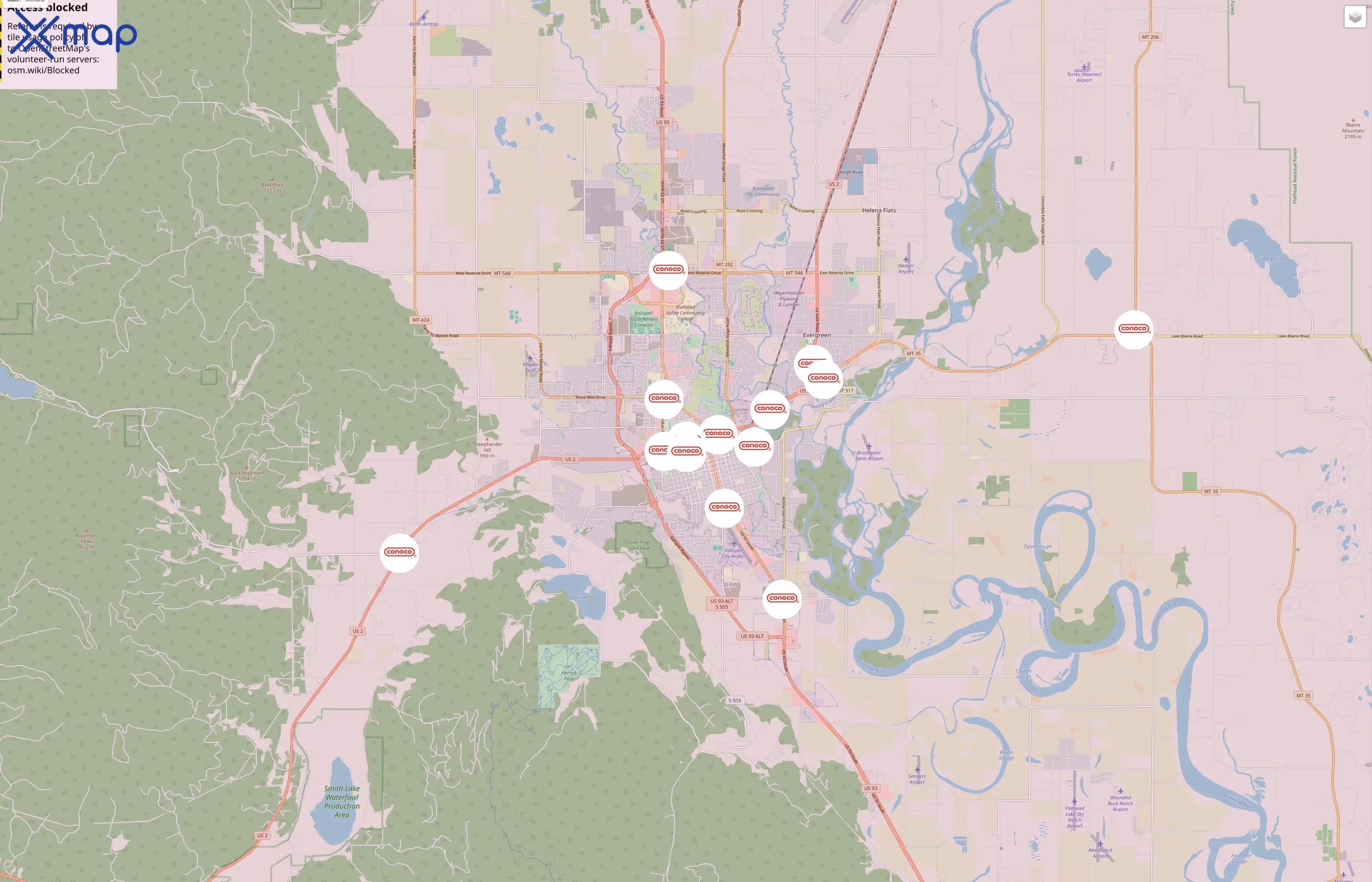 Conoco traffic data