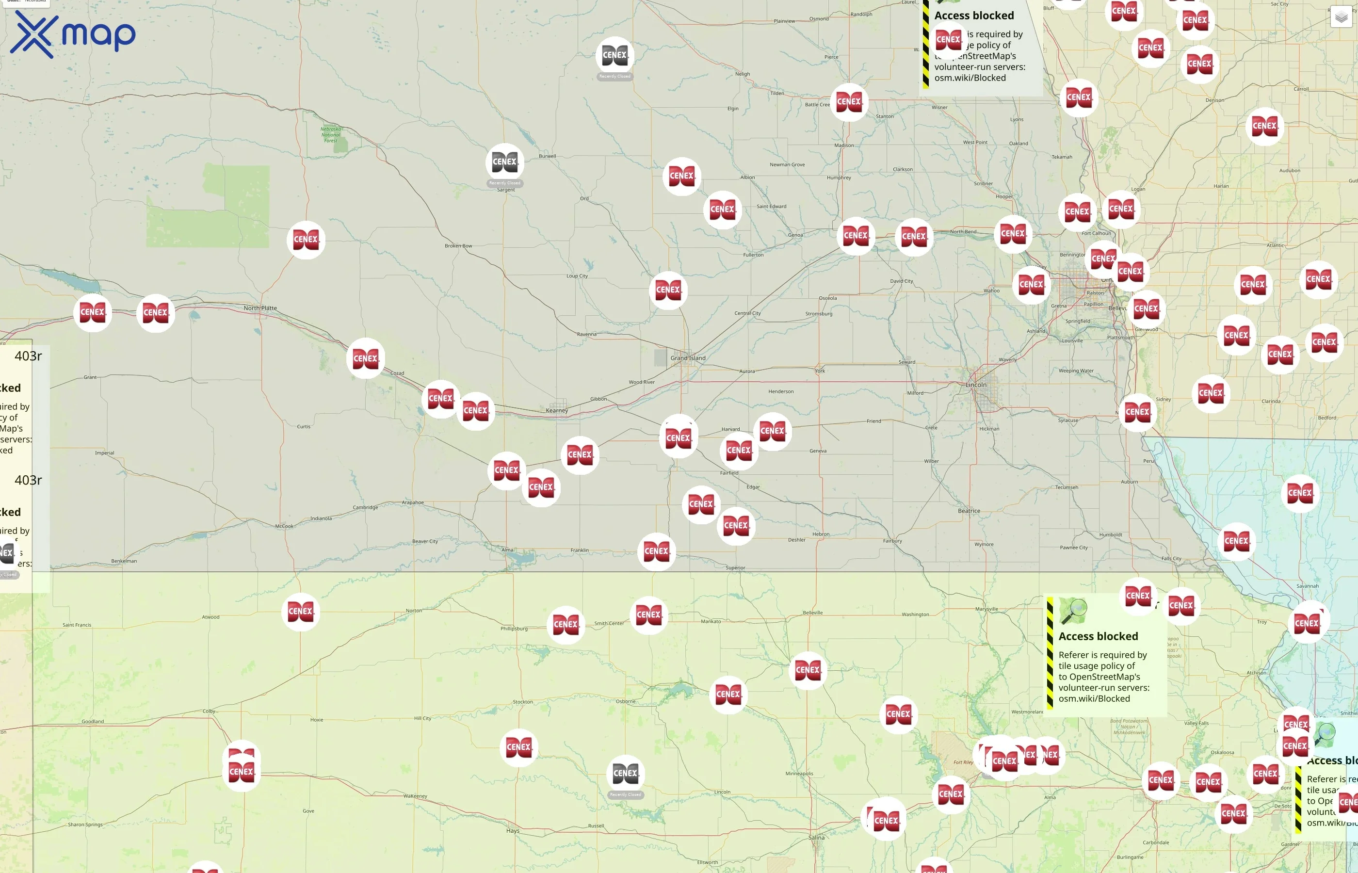 Cenex street hotspots