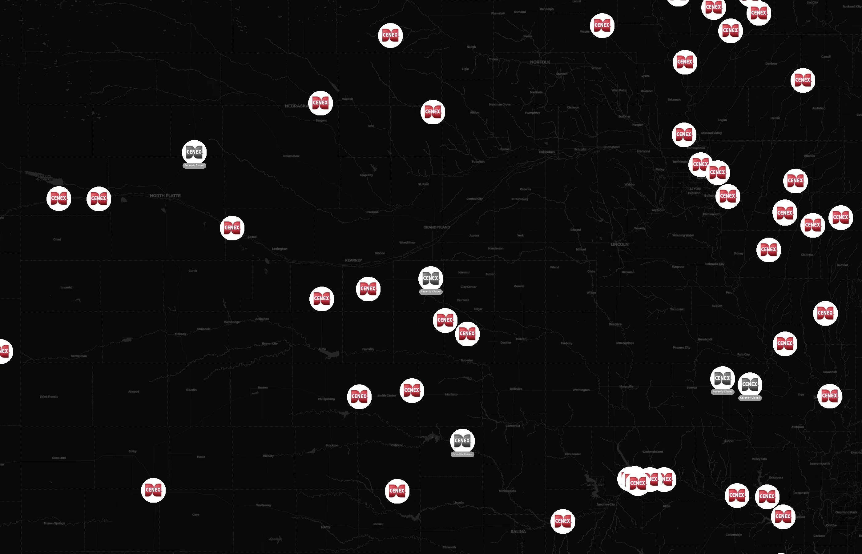 Cenex city distribution