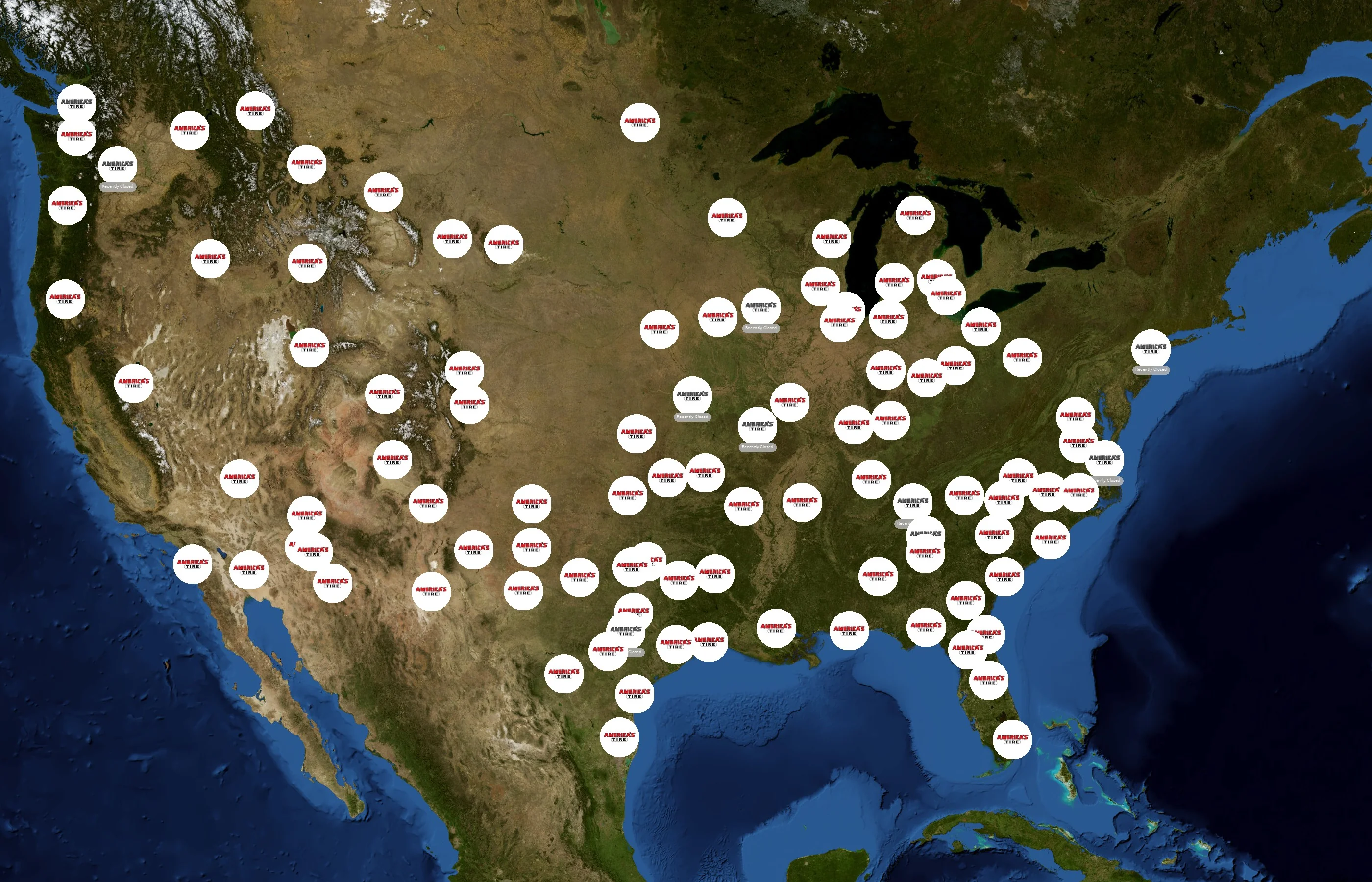 Discount Tire state distribution